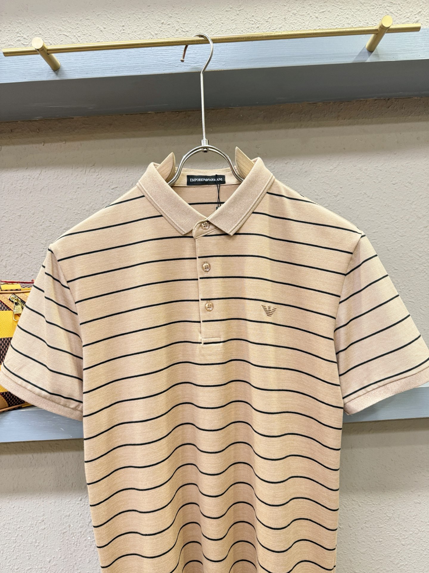 Armani 阿玛尼 2026官方新款 专柜同步上市 男士翻领短袖POLO衫，高端主线系列，进口面料，质