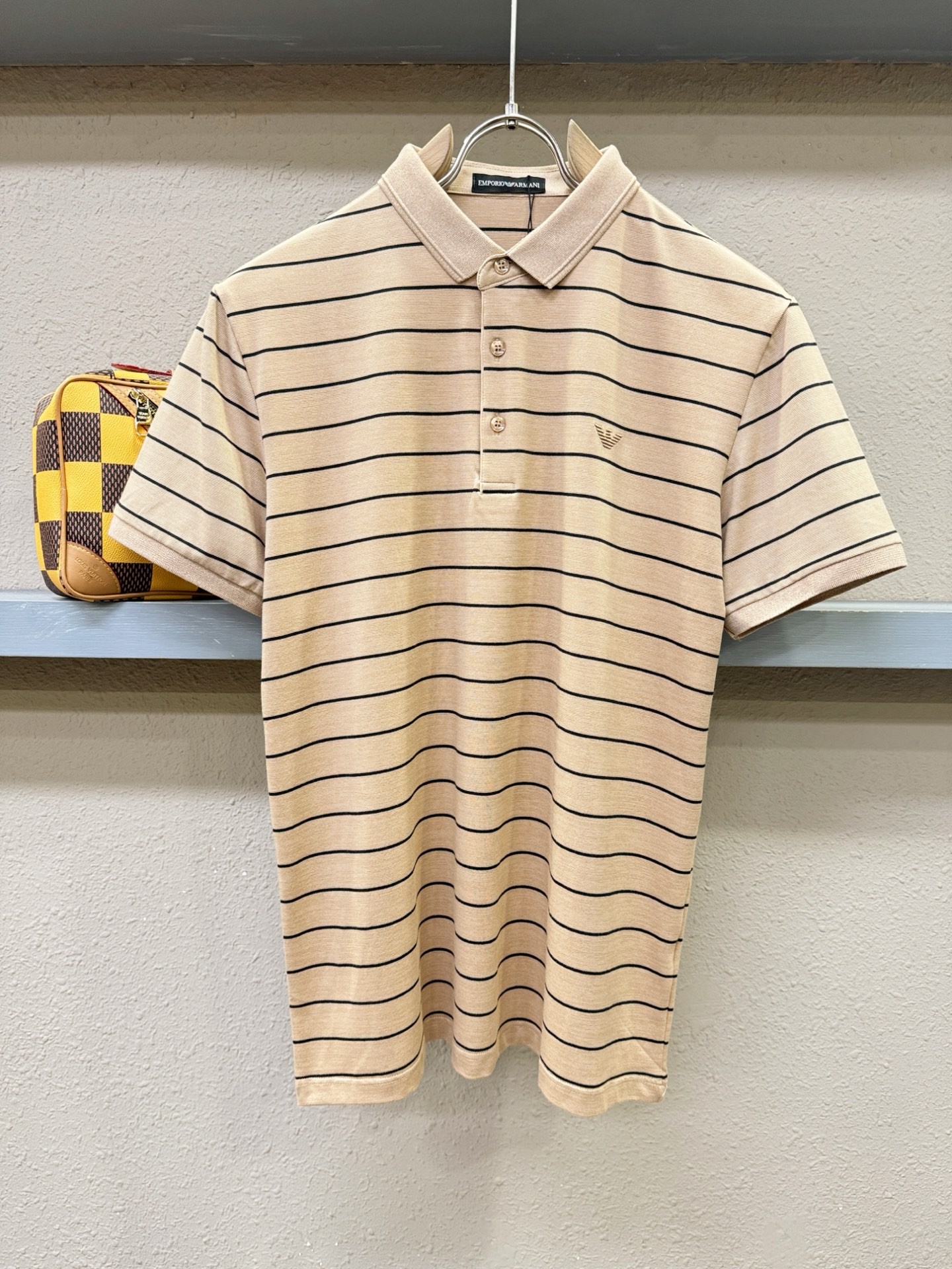 Armani 阿玛尼 2026官方新款 专柜同步上市 男士翻领短袖POLO衫，高端主线系列，进口面料，质