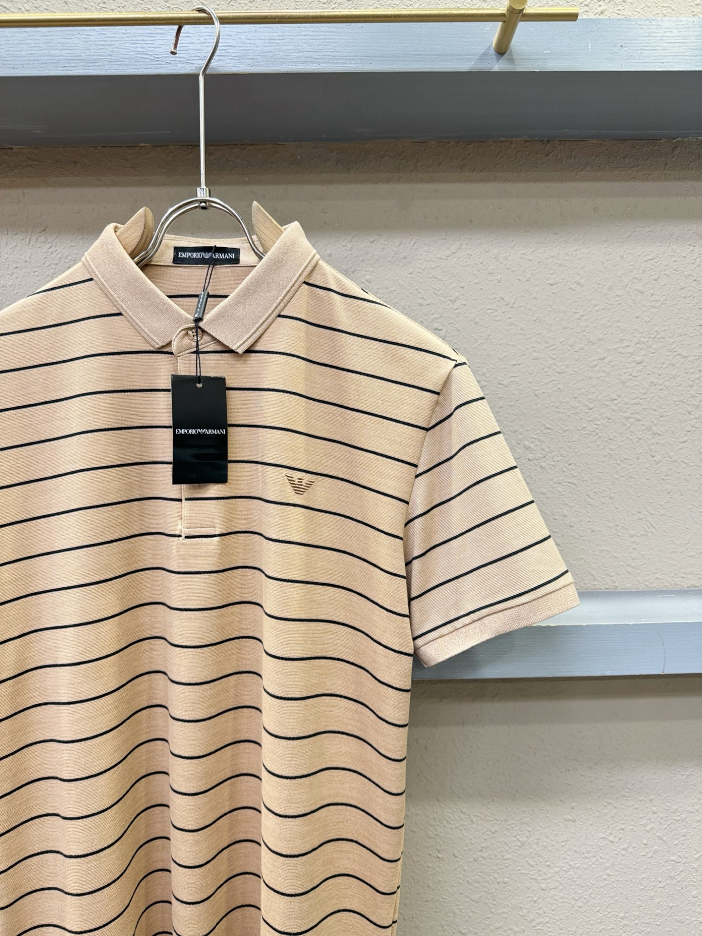 Armani 阿玛尼 2026官方新款 专柜同步上市 男士翻领短袖POLO衫，高端主线系列，进口面料，质