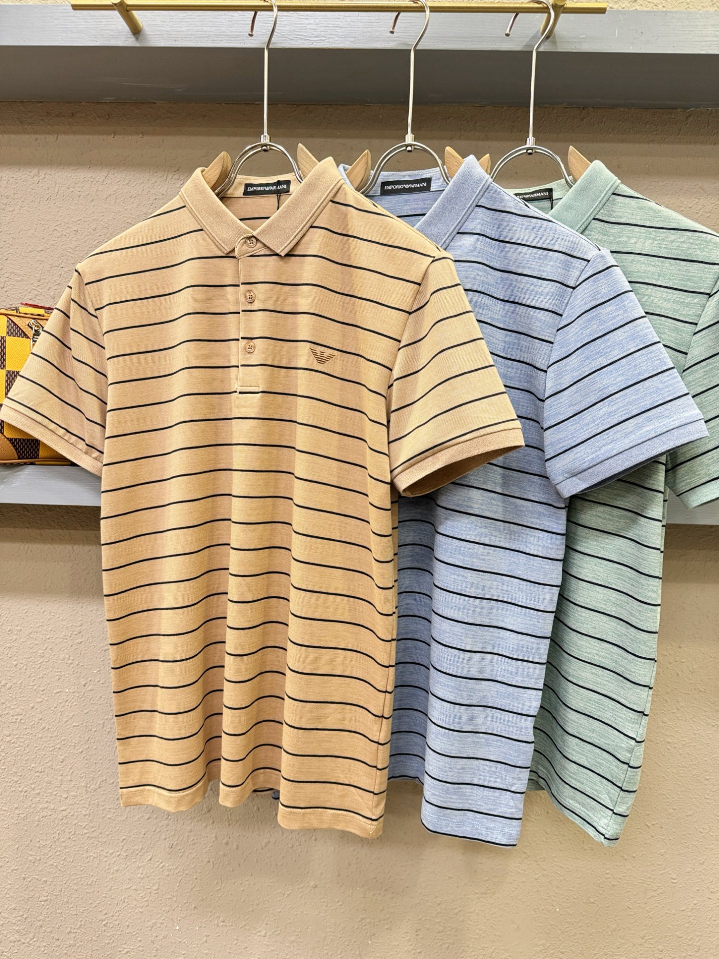 Armani 阿玛尼 2026官方新款 专柜同步上市 男士翻领短袖POLO衫，高端主线系列，进口面料，质