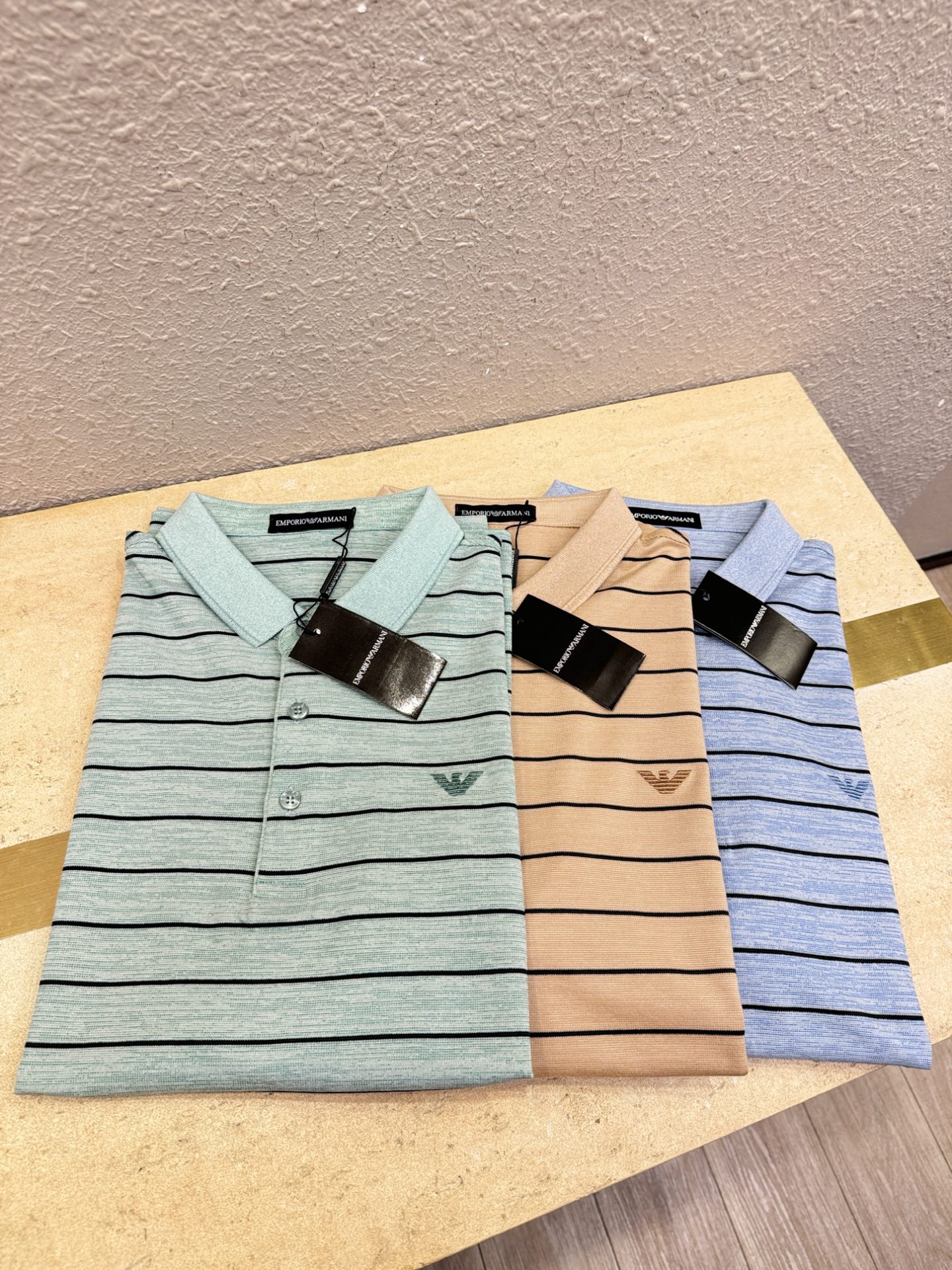 Armani 阿玛尼 2026官方新款 专柜同步上市 男士翻领短袖POLO衫，高端主线系列，进口面料，质