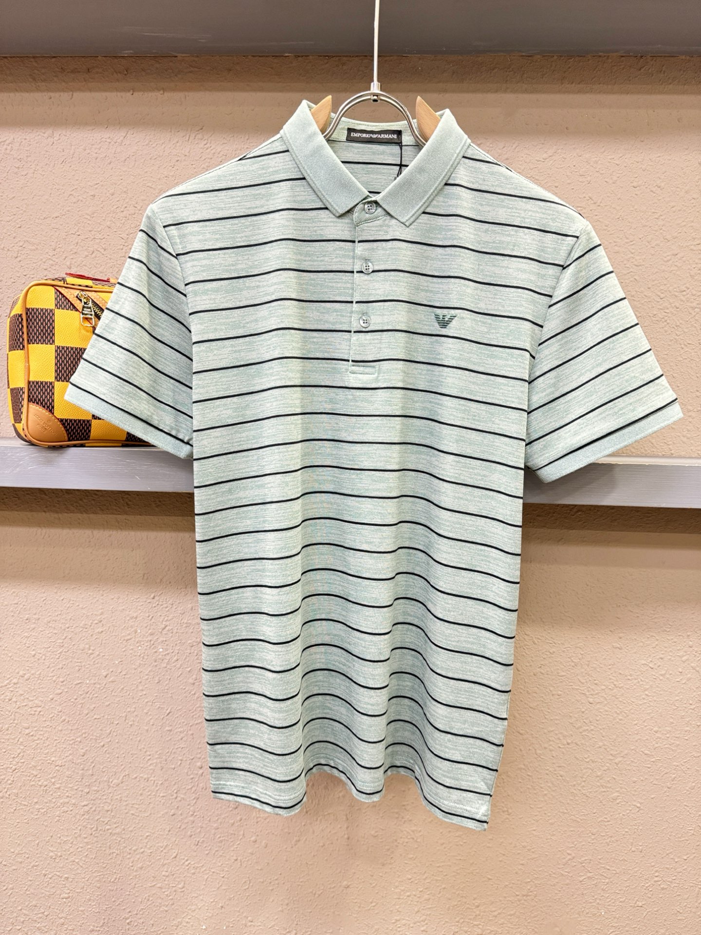 Armani 阿玛尼 2026官方新款 专柜同步上市 男士翻领短袖POLO衫，高端主线系列，进口面料，质