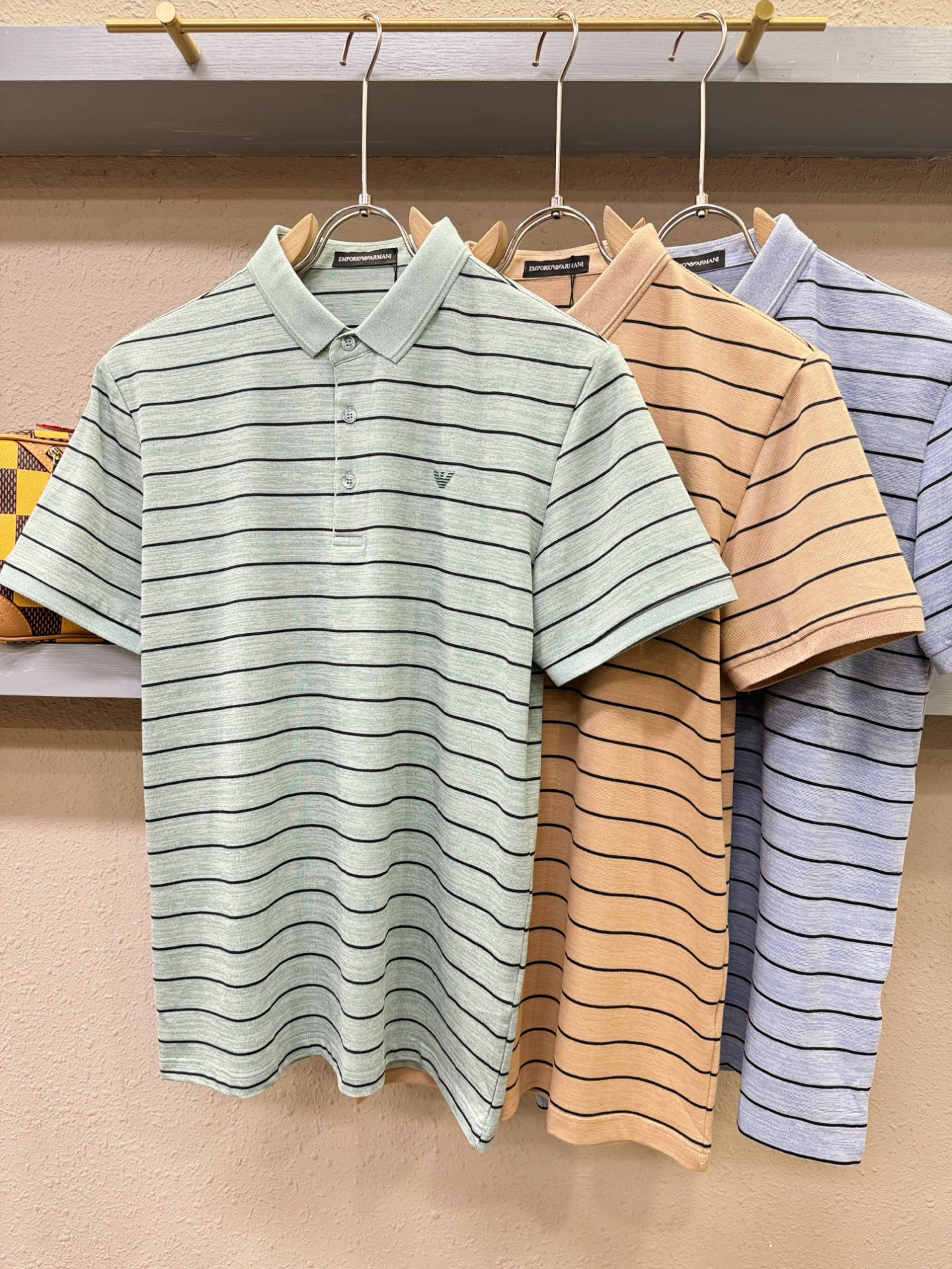 Armani 阿玛尼 2026官方新款 专柜同步上市 男士翻领短袖POLO衫，高端主线系列，进口面料，质