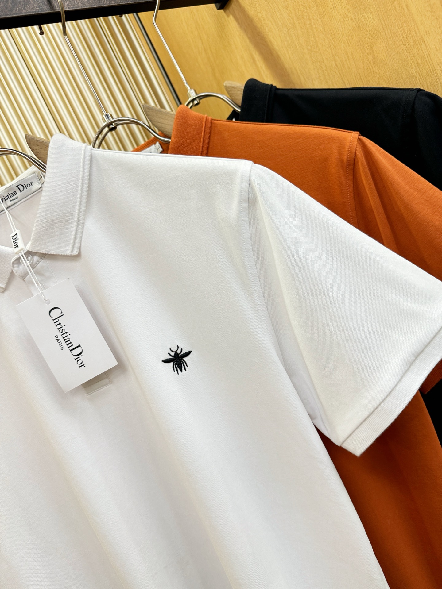 Dior迪奥 2026春夏新款首发专柜最新款翻领短袖，定制面料，高端订制 设计前卫时尚！品牌logo重工
