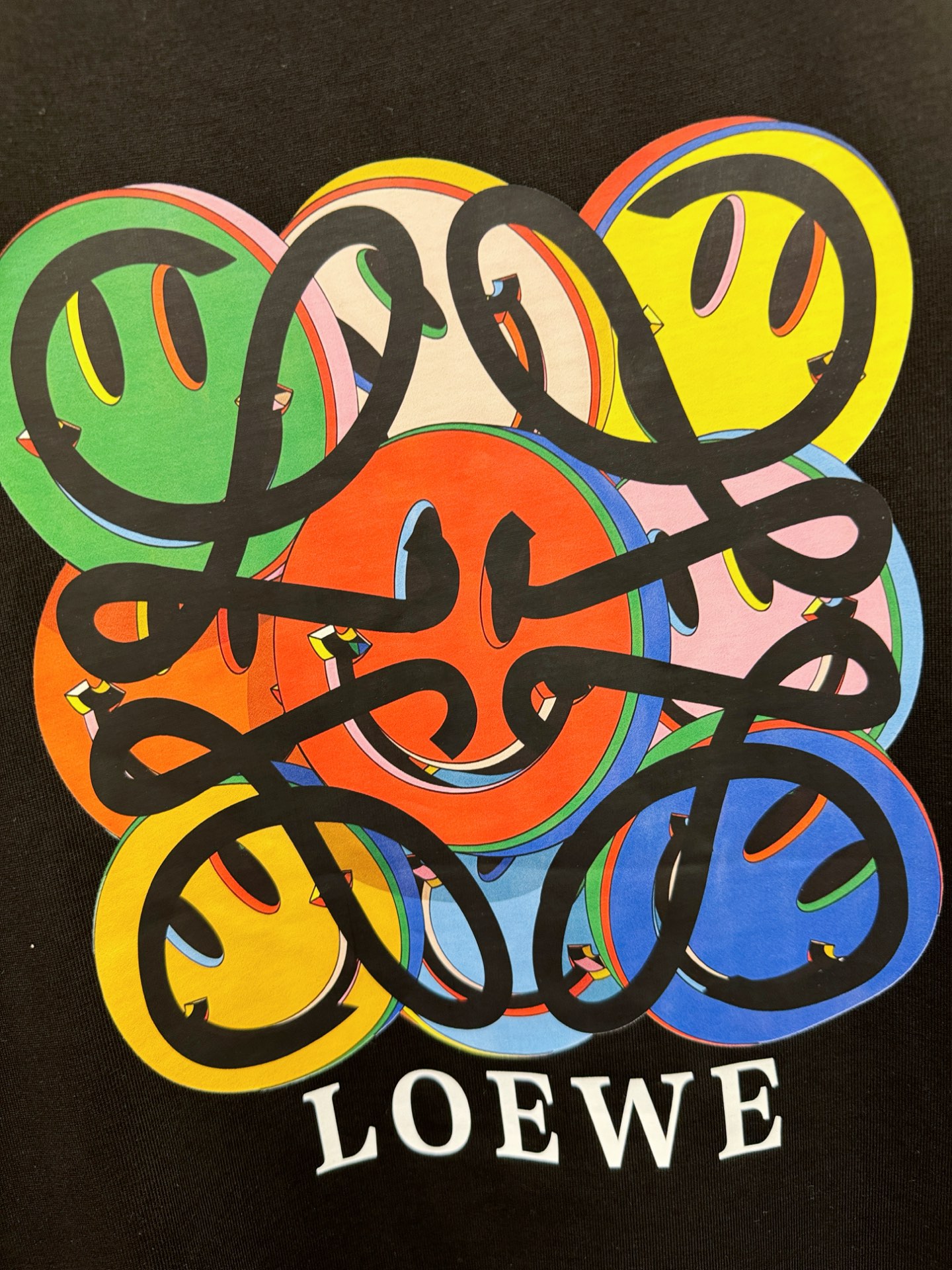 LOEWE罗意威  2026新款短袖T恤！男女同款！走秀图案时尚休闲短袖T恤衫！设计logo设计！极具设