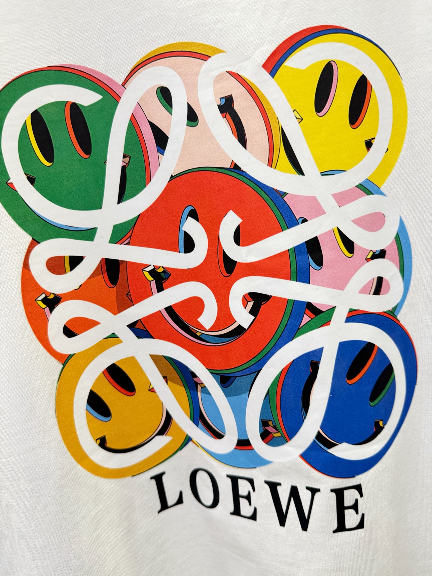 LOEWE罗意威  2026新款短袖T恤！男女同款！走秀图案时尚休闲短袖T恤衫！设计logo设计！极具设