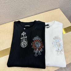 (最大可穿240斤) CHROME HEARTS 克罗心 2026春夏新款短袖T恤!走秀图案时尚休闲短袖 (最大可穿240斤) CHROME HEARTS 克罗心 2026春夏新款短袖T恤!走秀图案时尚休闲短袖