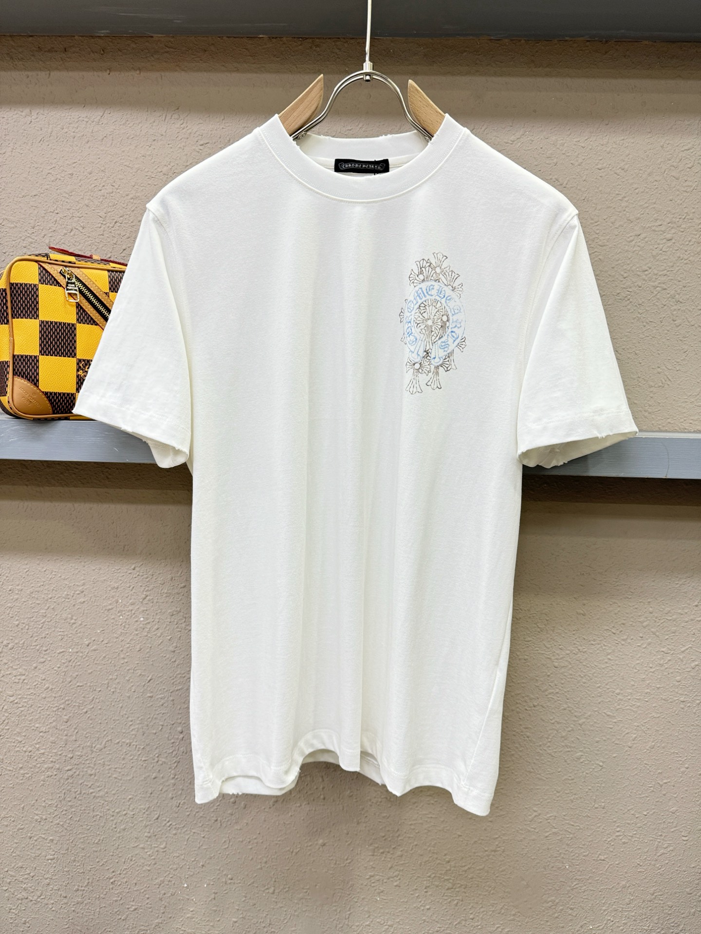 (最大可穿240斤) CHROME HEARTS 克罗心 2026春夏新款短袖T恤！走秀图案时尚休闲短袖