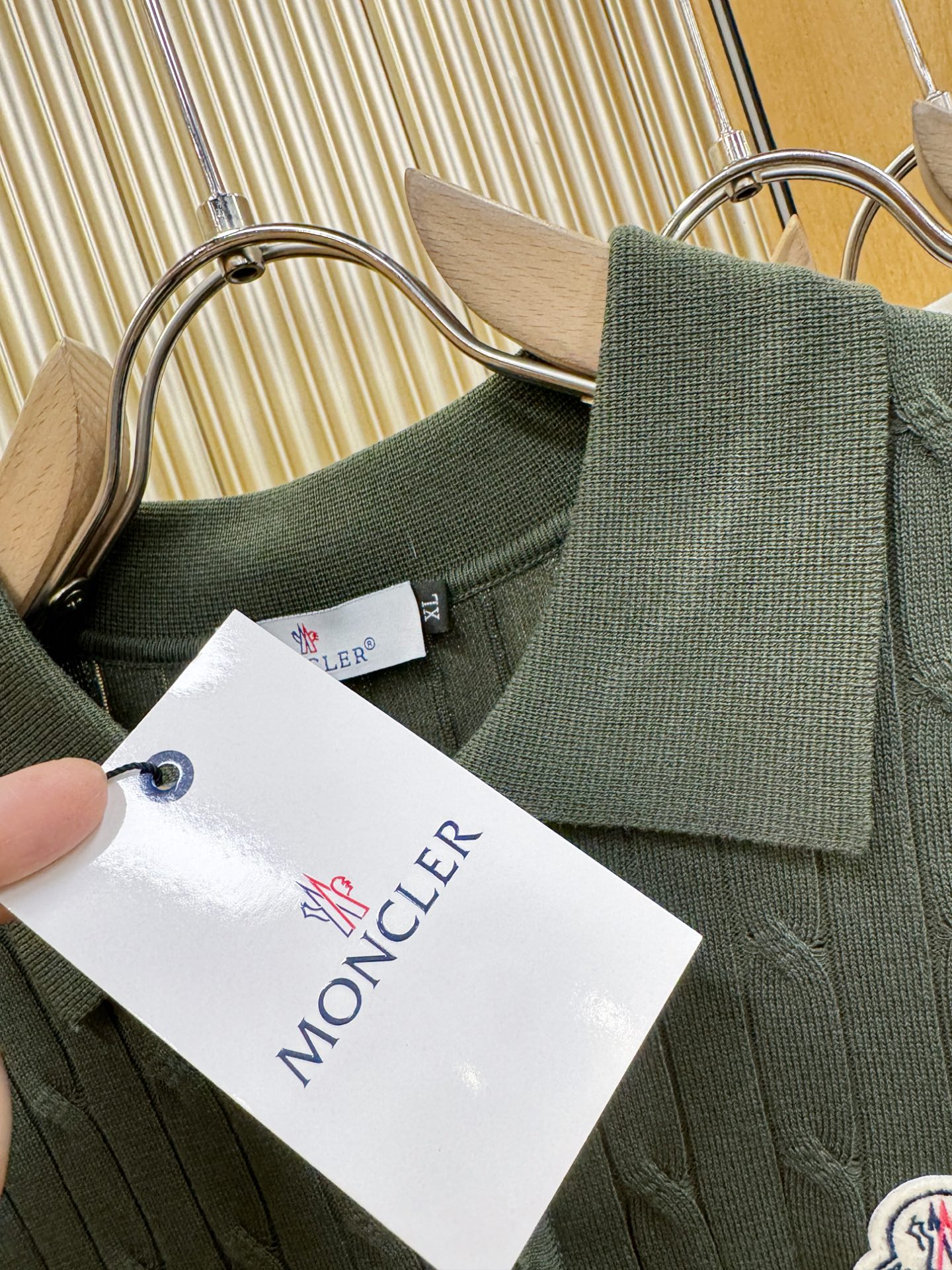Moncler蒙口 2026春夏新品针织短袖，翻领针织面料，手感柔软。顶级进口私货，时尚设计潮流短袖针织