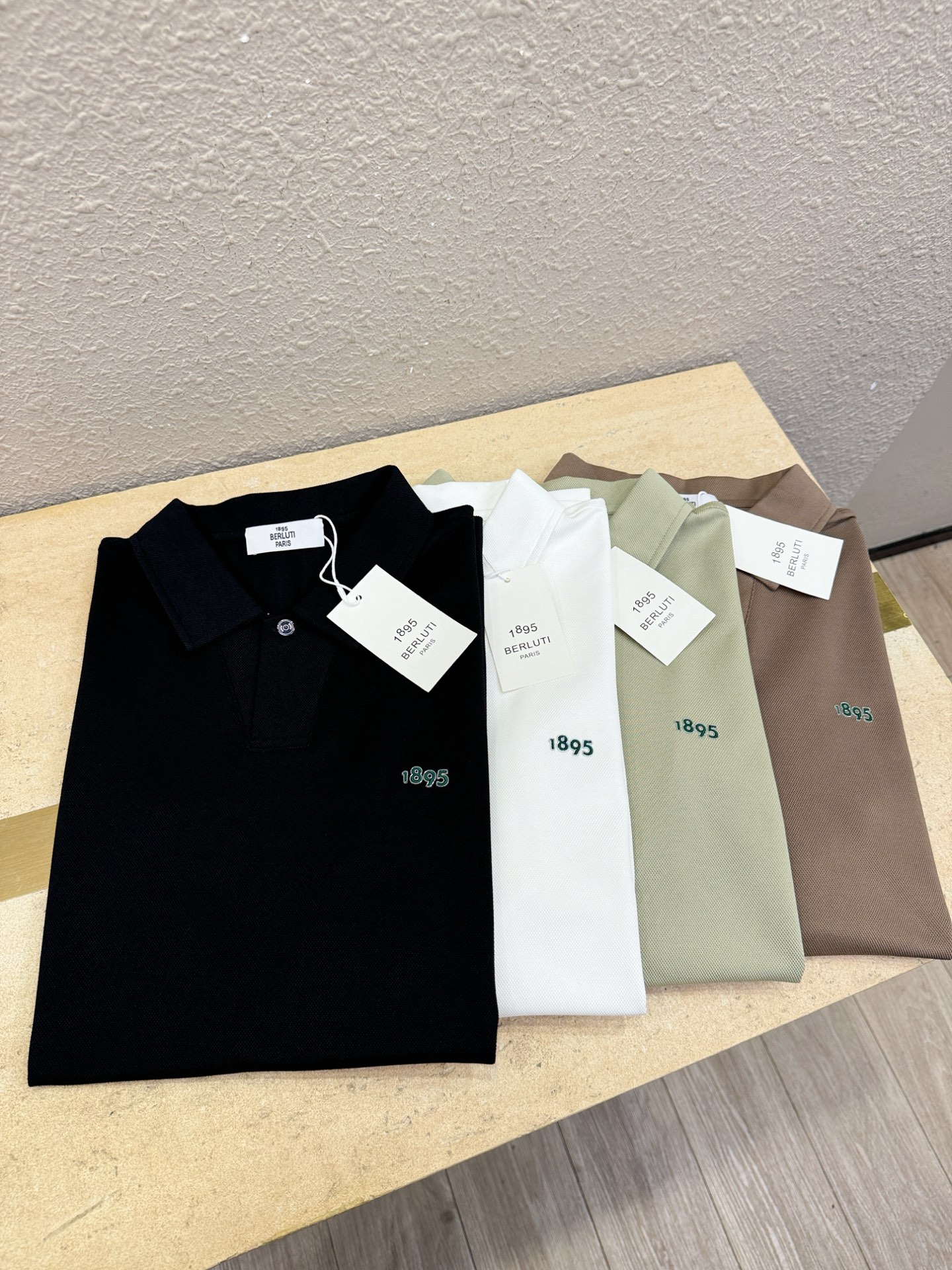 BERLUTI 2026官方春夏新款 专柜同步上市 男士翻领短袖POLO衫，高端主线系列，进口珠地丝光棉