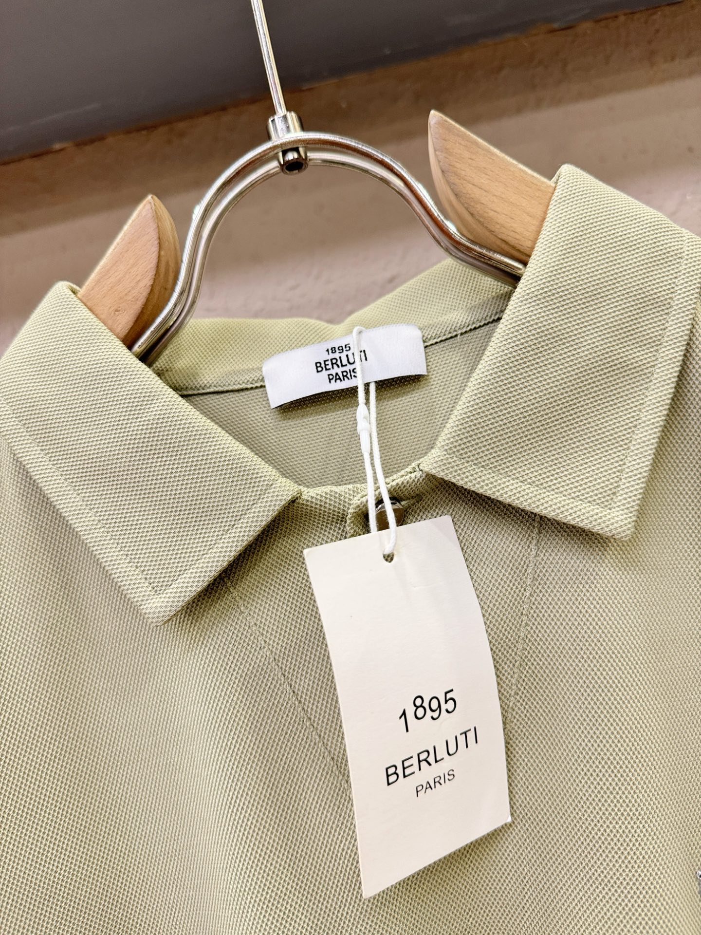 BERLUTI 2026官方春夏新款 专柜同步上市 男士翻领短袖POLO衫，高端主线系列，进口珠地丝光棉