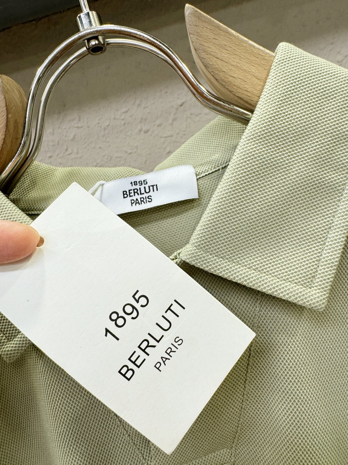 BERLUTI 2026官方春夏新款 专柜同步上市 男士翻领短袖POLO衫，高端主线系列，进口珠地丝光棉