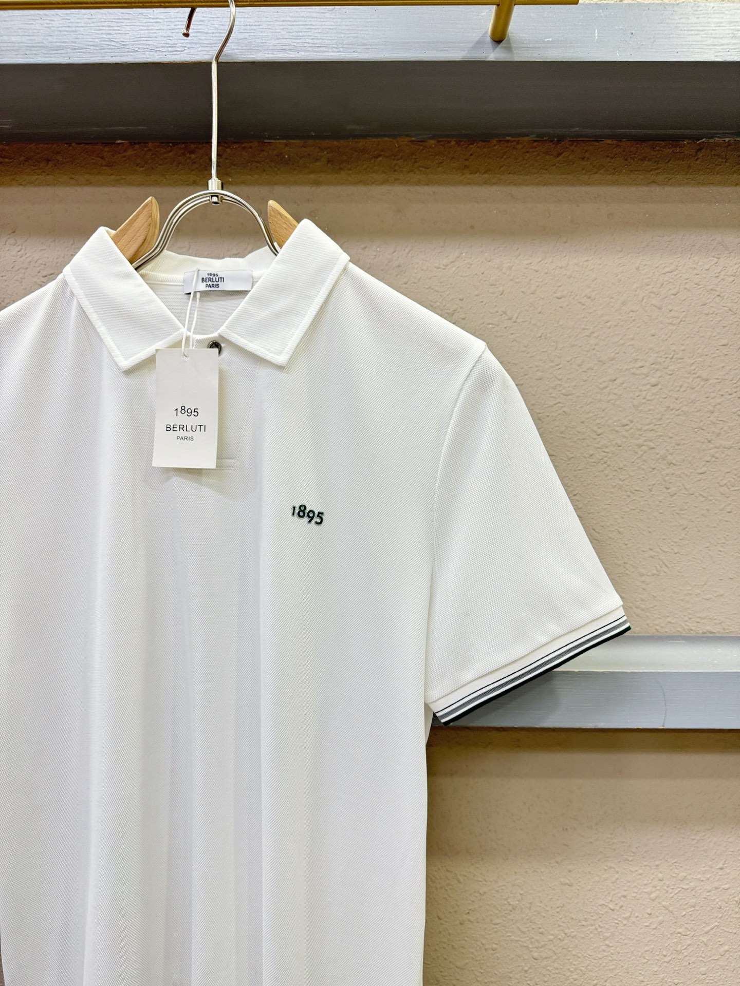 BERLUTI 2026官方春夏新款 专柜同步上市 男士翻领短袖POLO衫，高端主线系列，进口珠地丝光棉