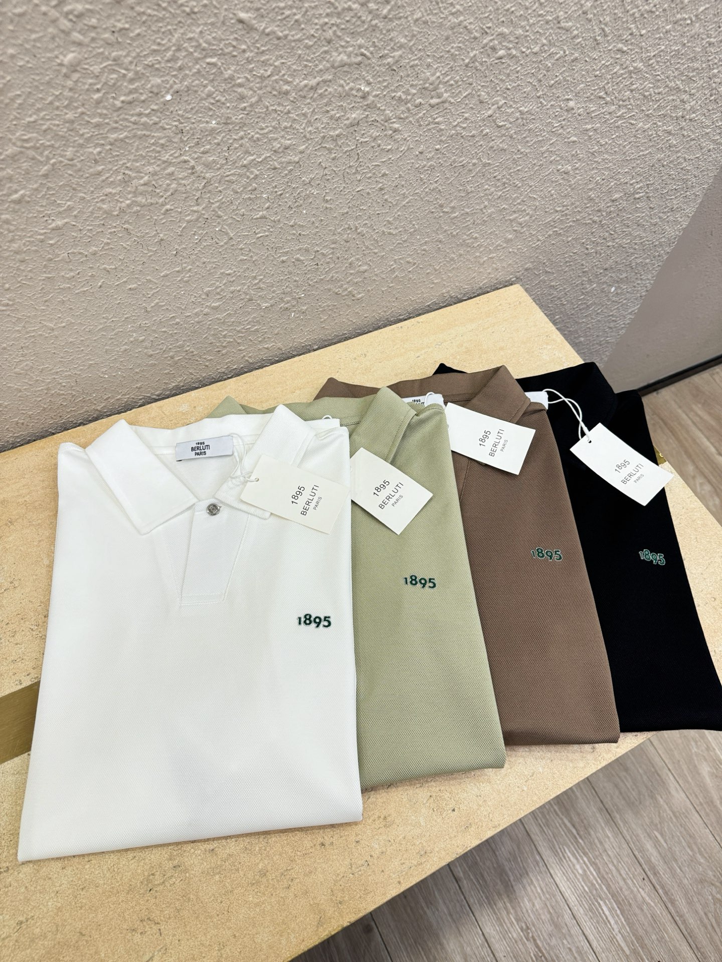 BERLUTI 2026官方春夏新款 专柜同步上市 男士翻领短袖POLO衫，高端主线系列，进口珠地丝光棉