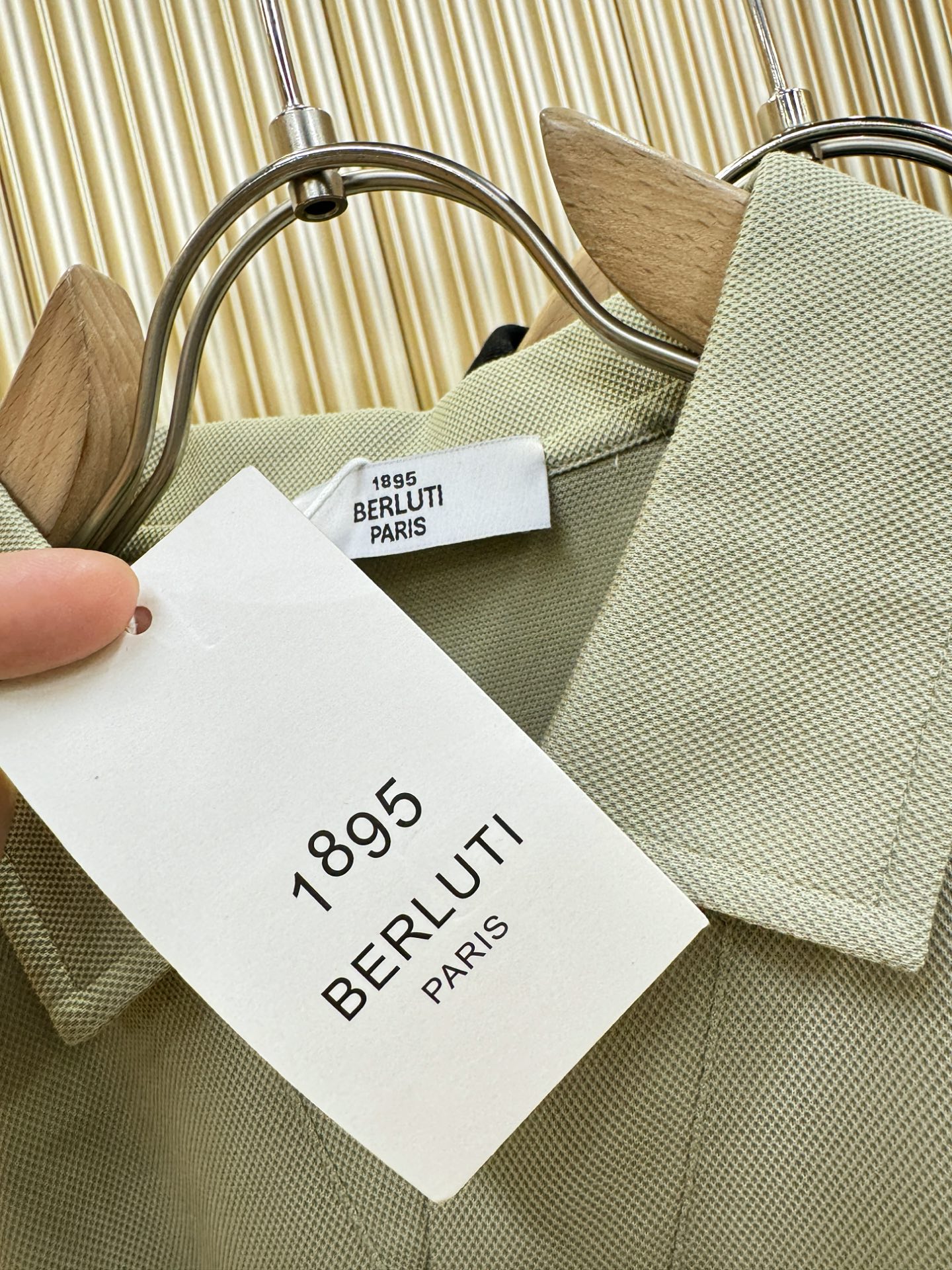 BERLUTI 2026官方春夏新款 专柜同步上市 男士翻领短袖POLO衫，高端主线系列，进口珠地丝光棉