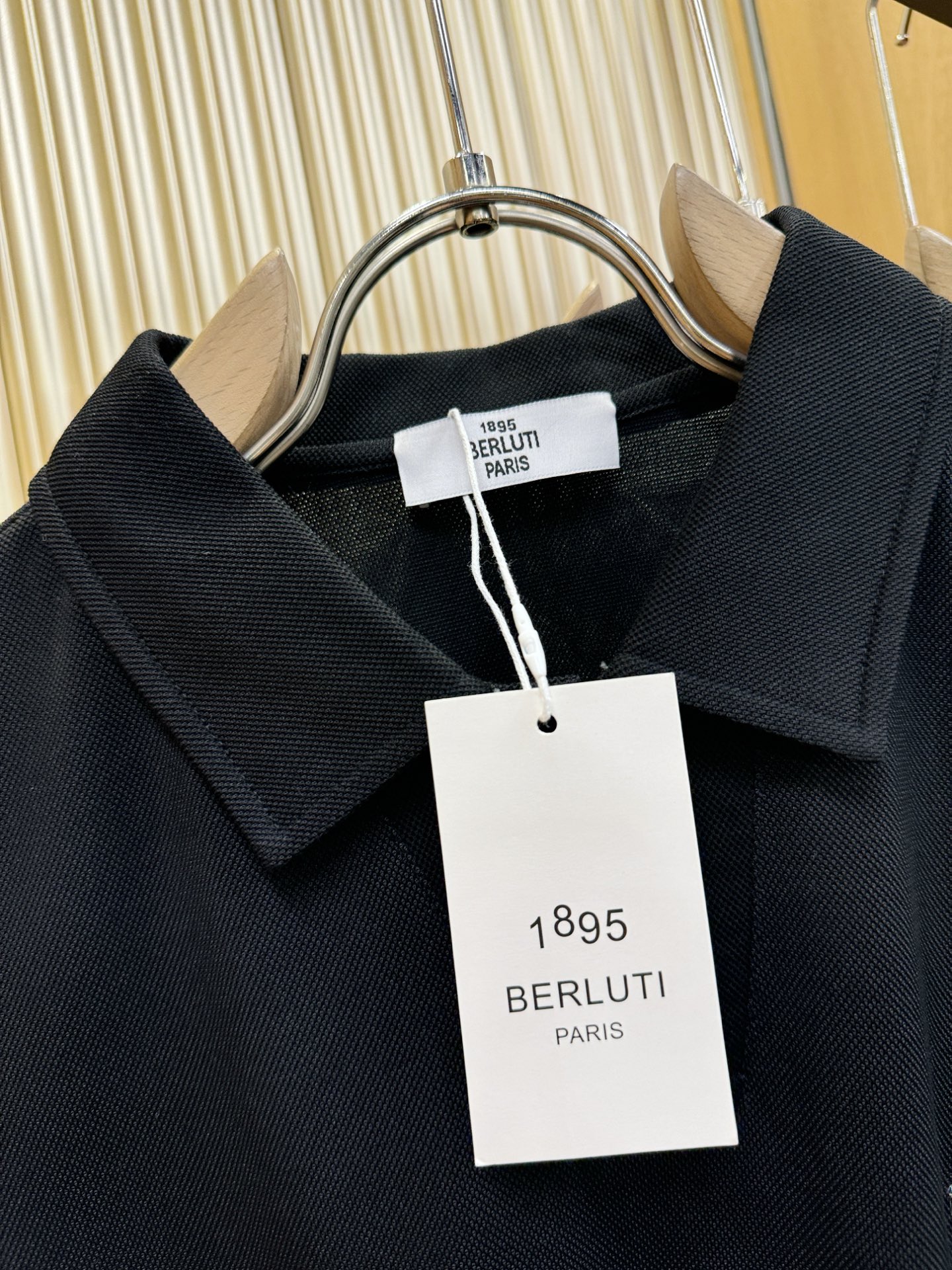 BERLUTI 2026官方春夏新款 专柜同步上市 男士翻领短袖POLO衫，高端主线系列，进口珠地丝光棉