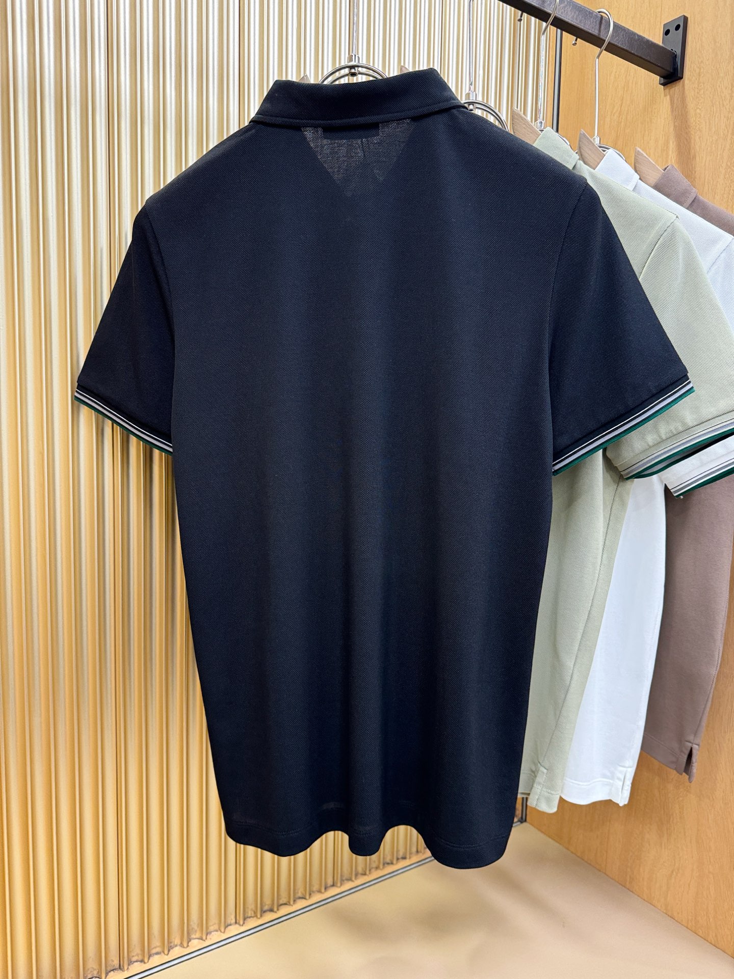BERLUTI 2026官方春夏新款 专柜同步上市 男士翻领短袖POLO衫，高端主线系列，进口珠地丝光棉