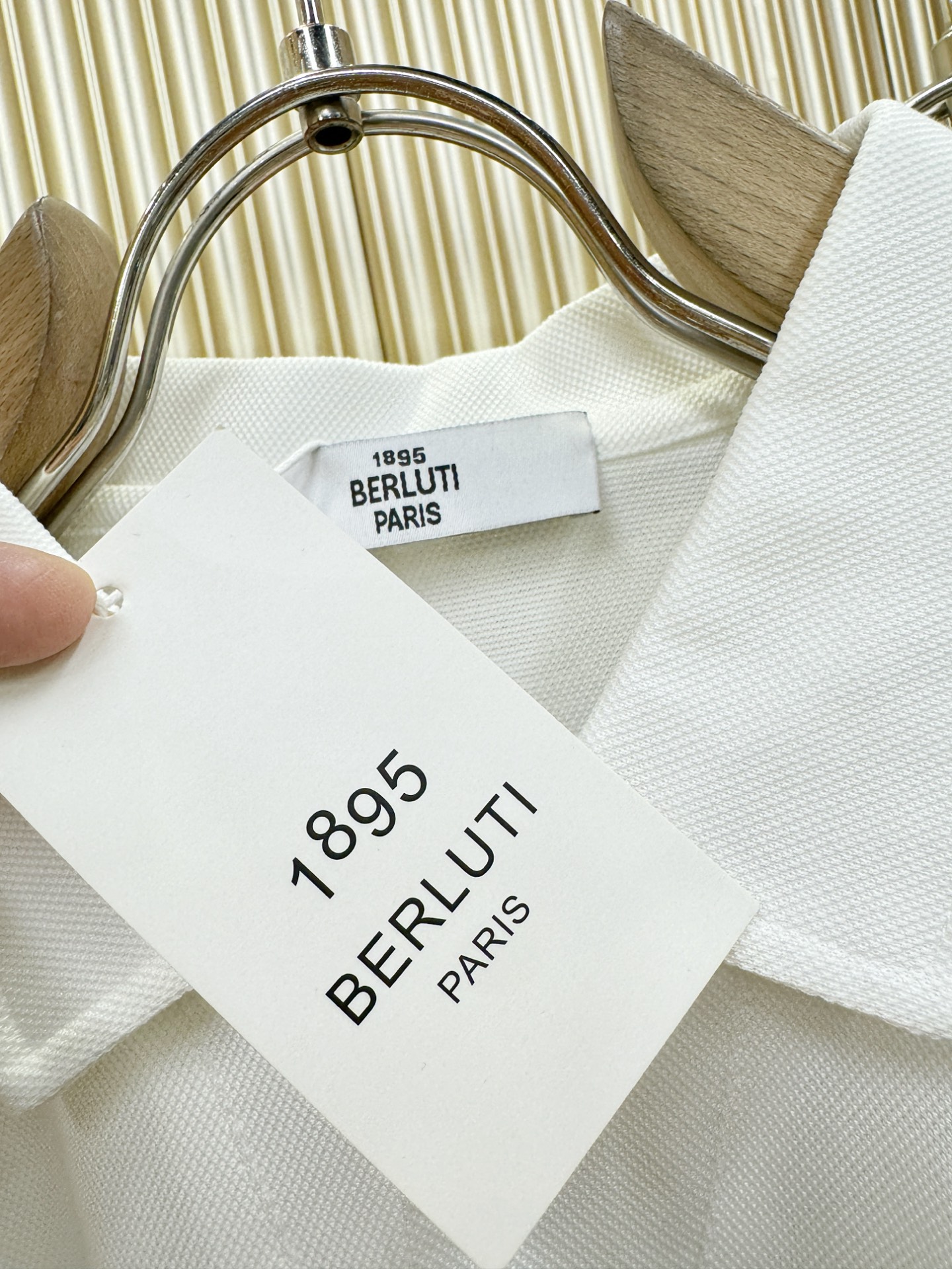 BERLUTI 2026官方春夏新款 专柜同步上市 男士翻领短袖POLO衫，高端主线系列，进口珠地丝光棉