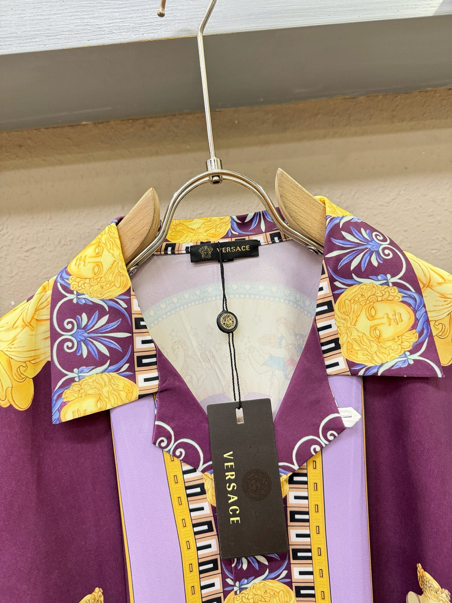 高定款(真丝面料升级 ) Versace 范思哲最大可穿250斤‼️新款真丝套装，男女同款家居服套装，定