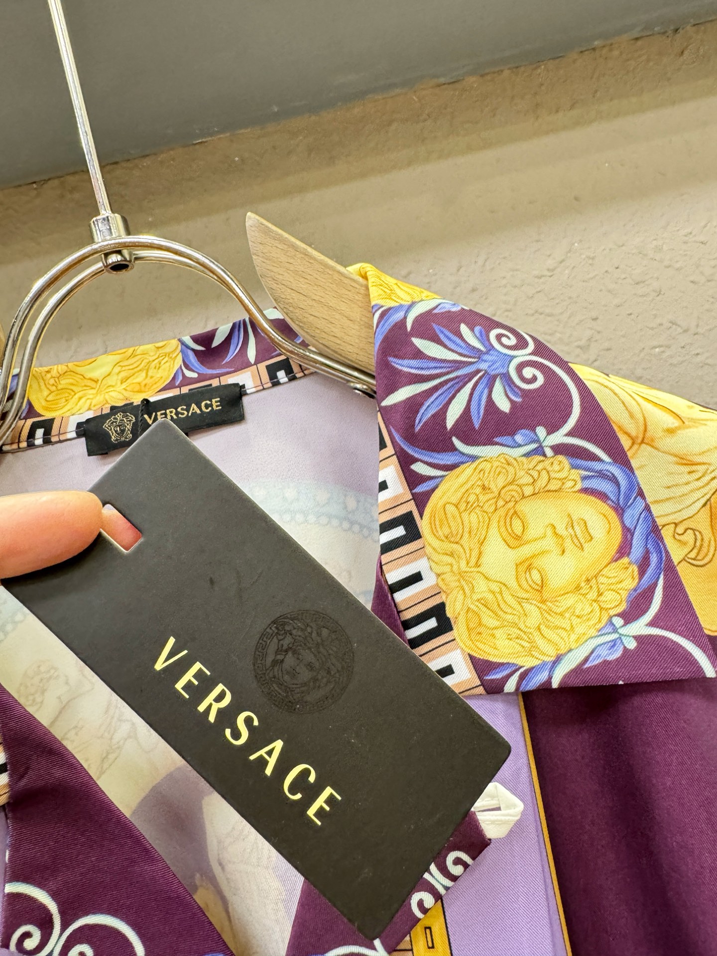高定款(真丝面料升级 ) Versace 范思哲最大可穿250斤‼️新款真丝套装，男女同款家居服套装，定