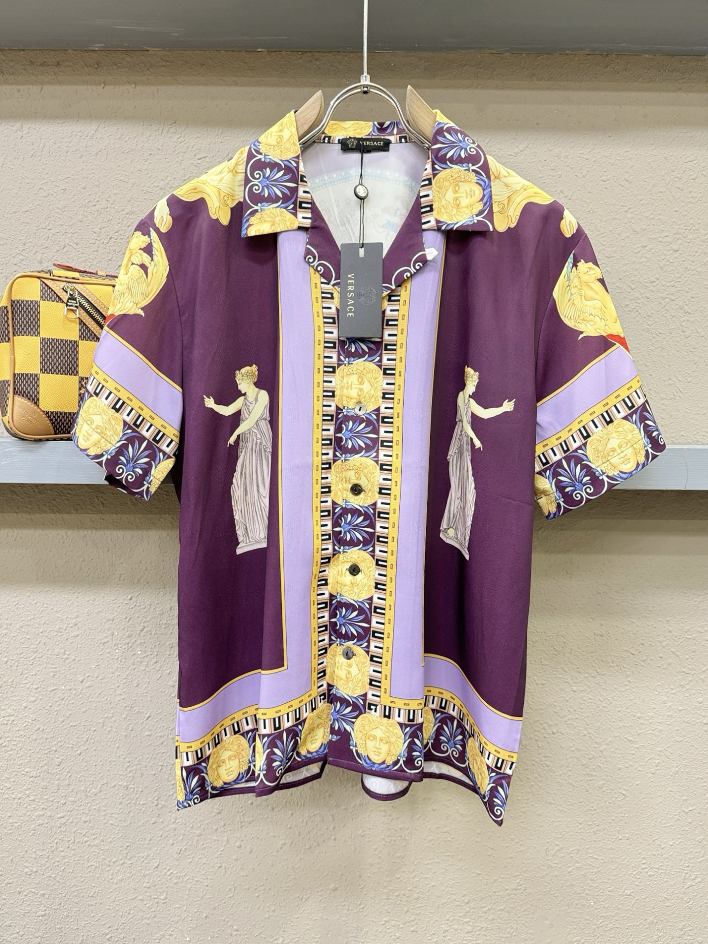 高定款(真丝面料升级 ) Versace 范思哲最大可穿250斤‼️新款真丝套装，男女同款家居服套装，定