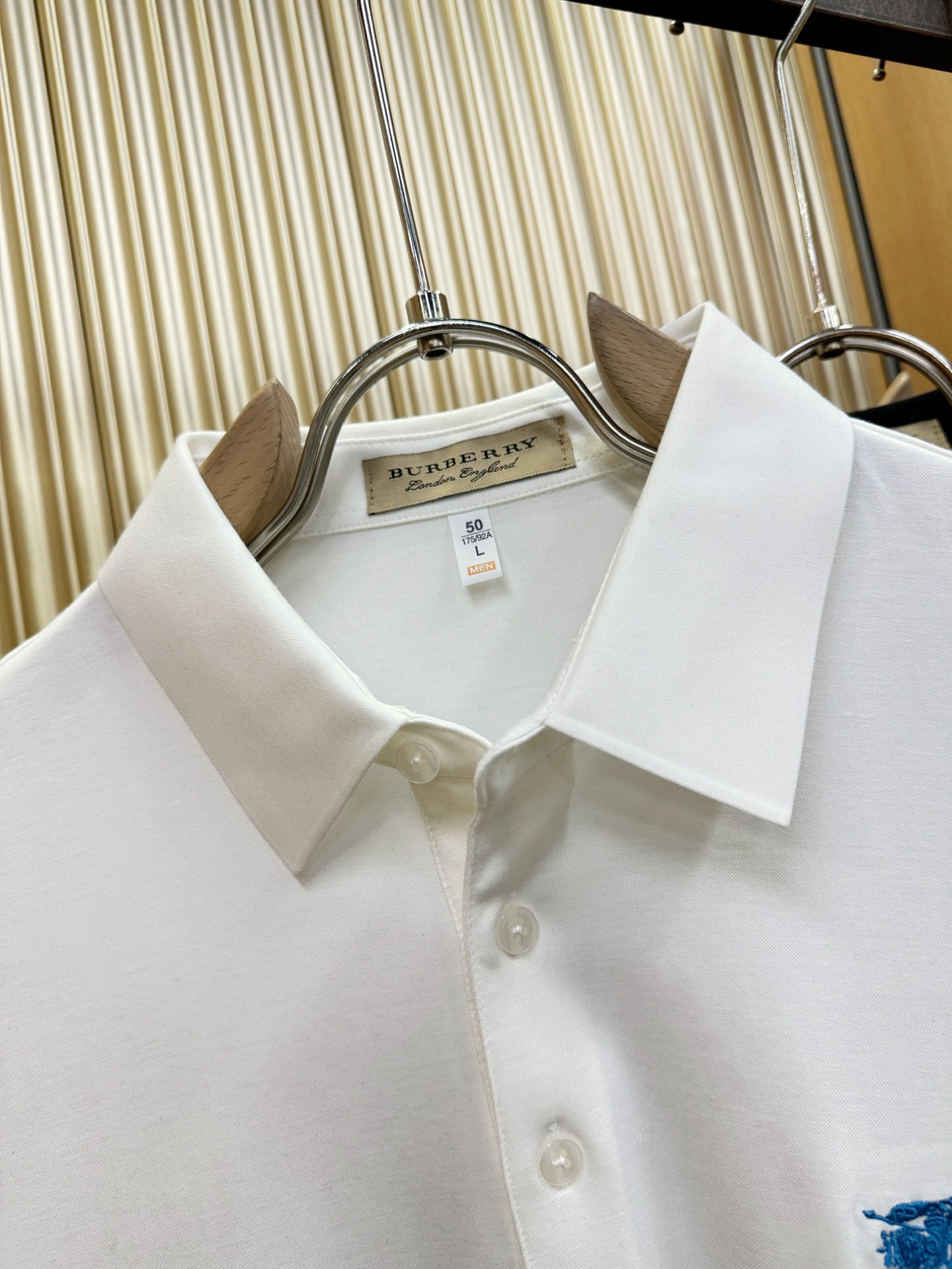BURBERRY巴宝莉 2026春夏新款首发专柜最新款翻领短袖，高端订制 设计前卫时尚！品牌logo重工