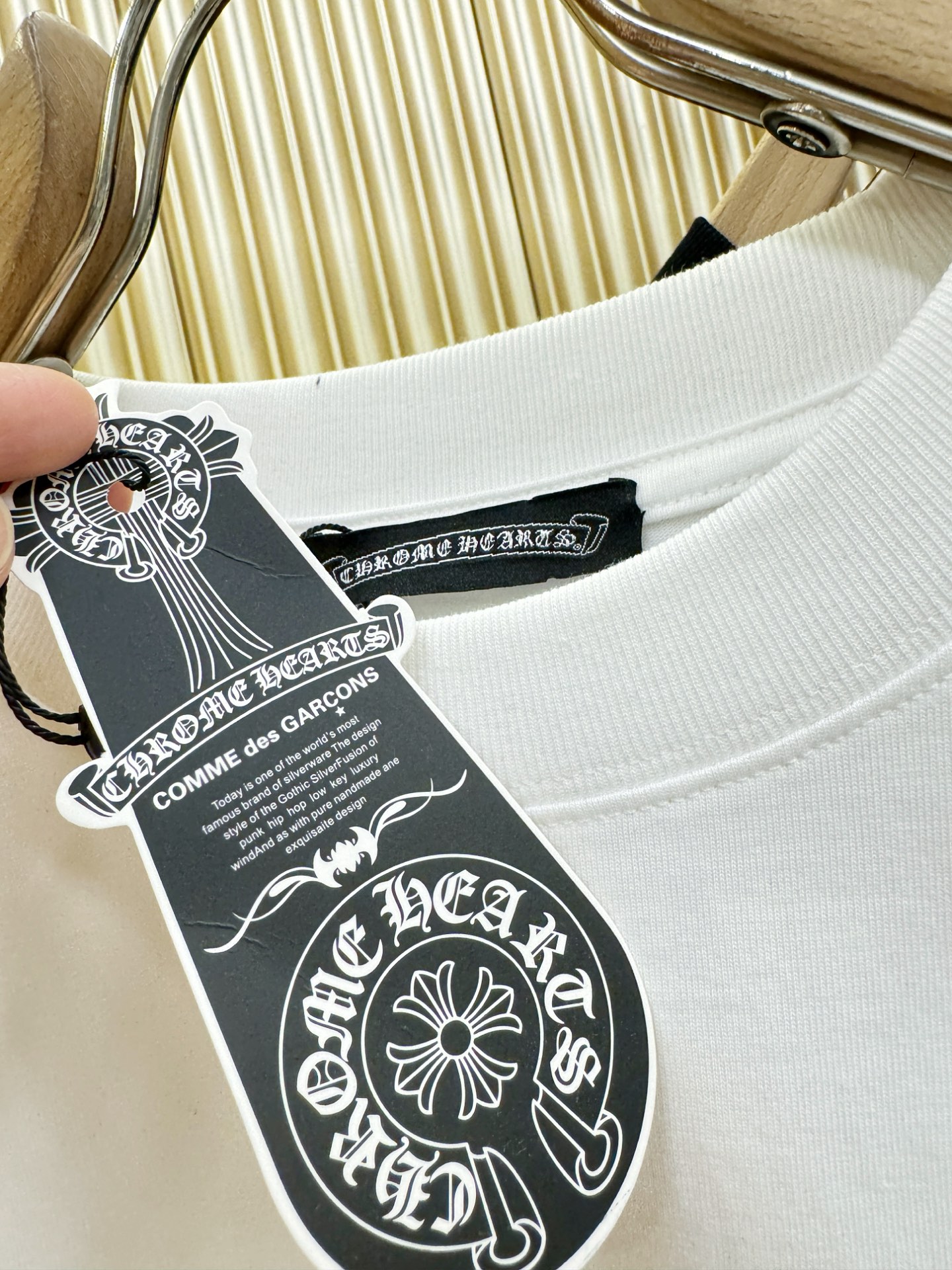 CHROME HEARTS 克罗心 2026新款短袖T恤！男女同款！走秀图案时尚休闲短袖T恤衫！设计lo