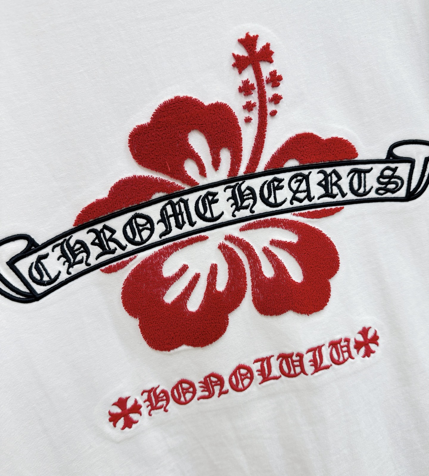 CHROME HEARTS 克罗心 2026新款短袖T恤！男女同款！走秀图案时尚休闲短袖T恤衫！设计lo