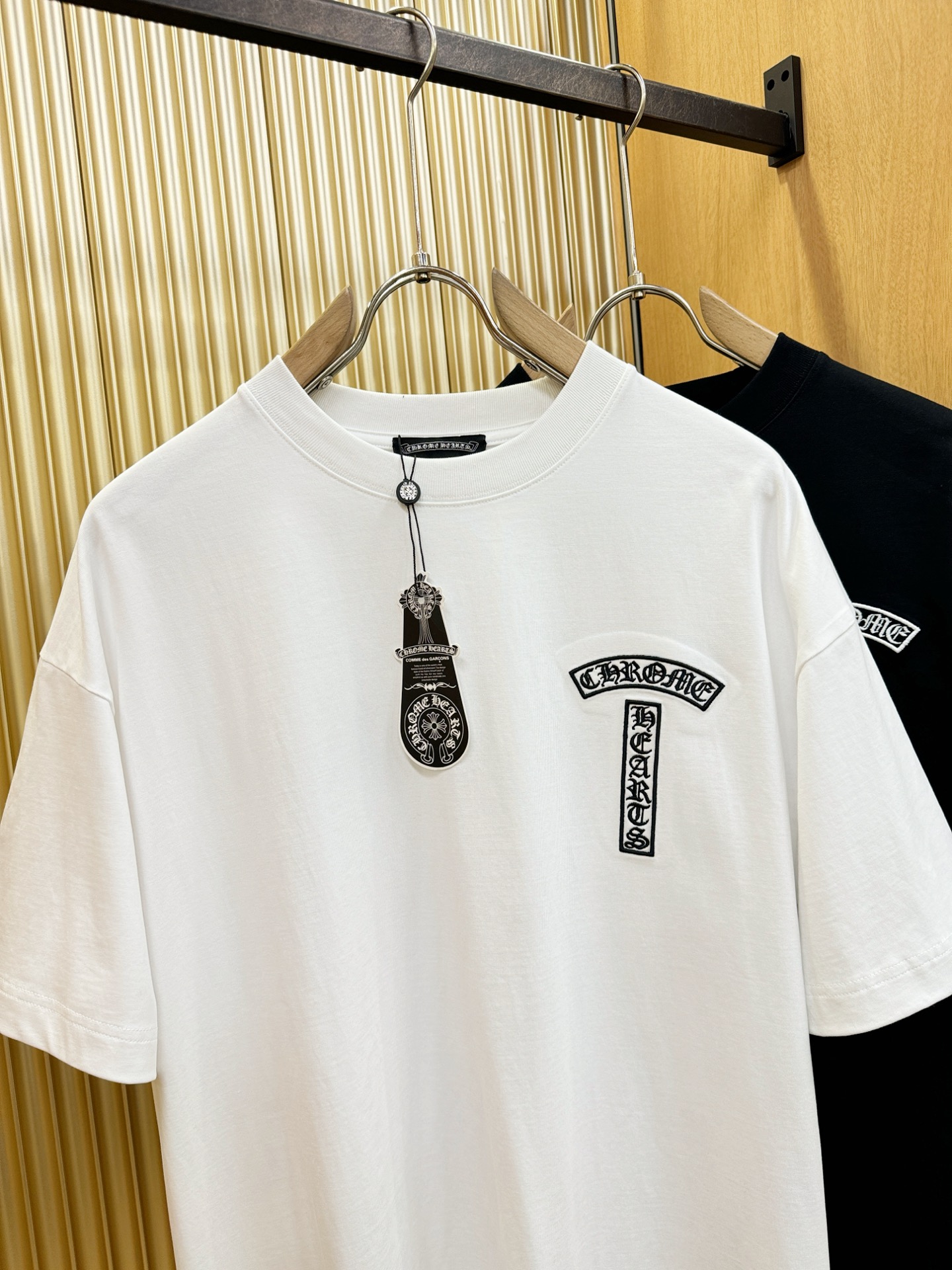 CHROME HEARTS 克罗心 2026新款短袖T恤！男女同款！走秀图案时尚休闲短袖T恤衫！设计lo
