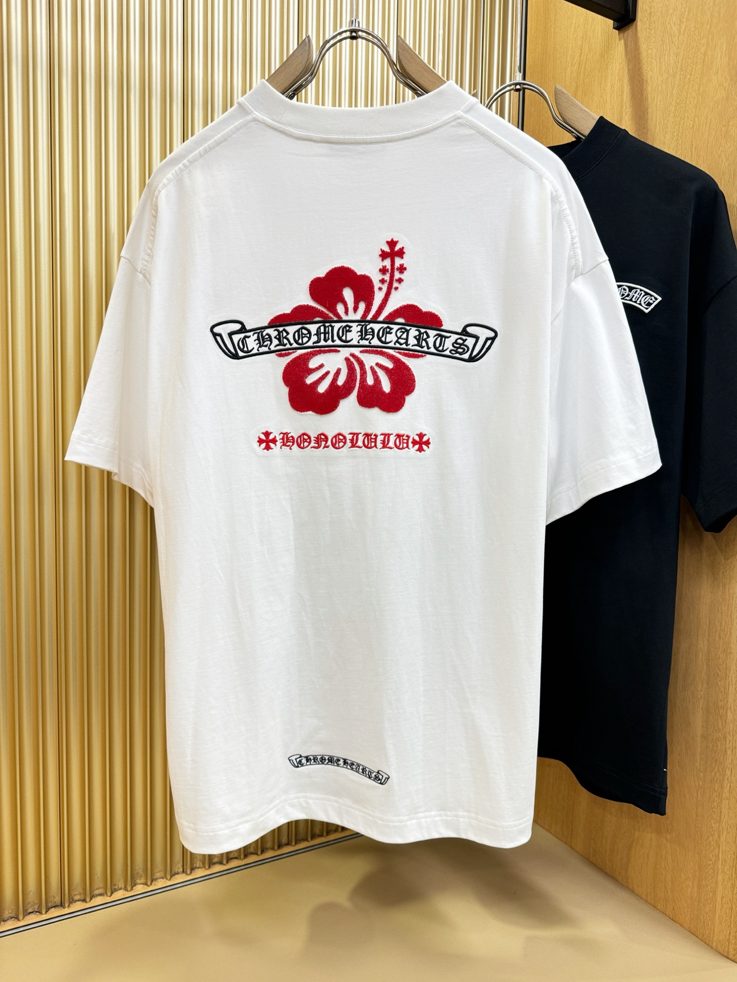CHROME HEARTS 克罗心 2026新款短袖T恤！男女同款！走秀图案时尚休闲短袖T恤衫！设计lo