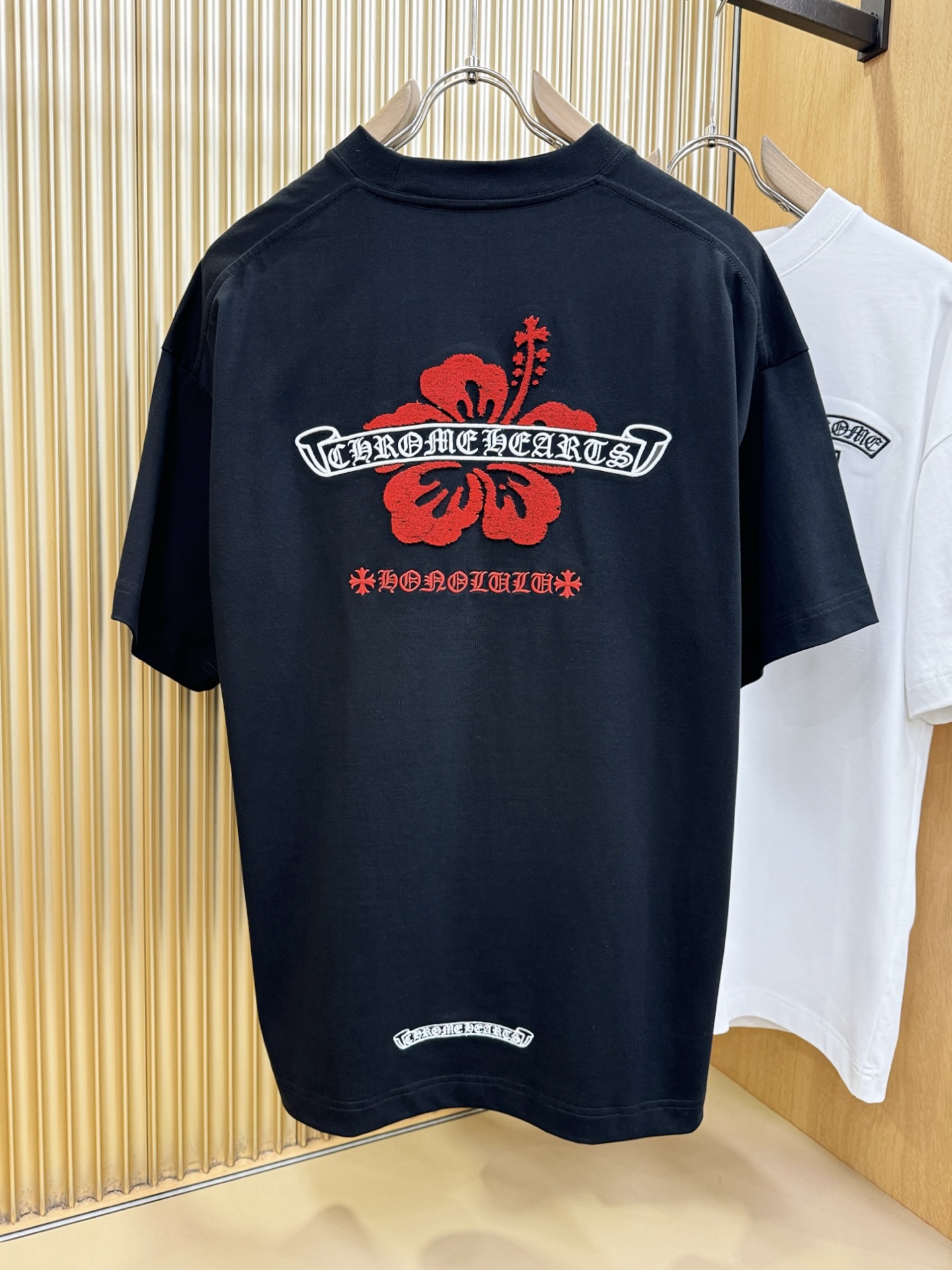 CHROME HEARTS 克罗心 2026新款短袖T恤！男女同款！走秀图案时尚休闲短袖T恤衫！设计lo