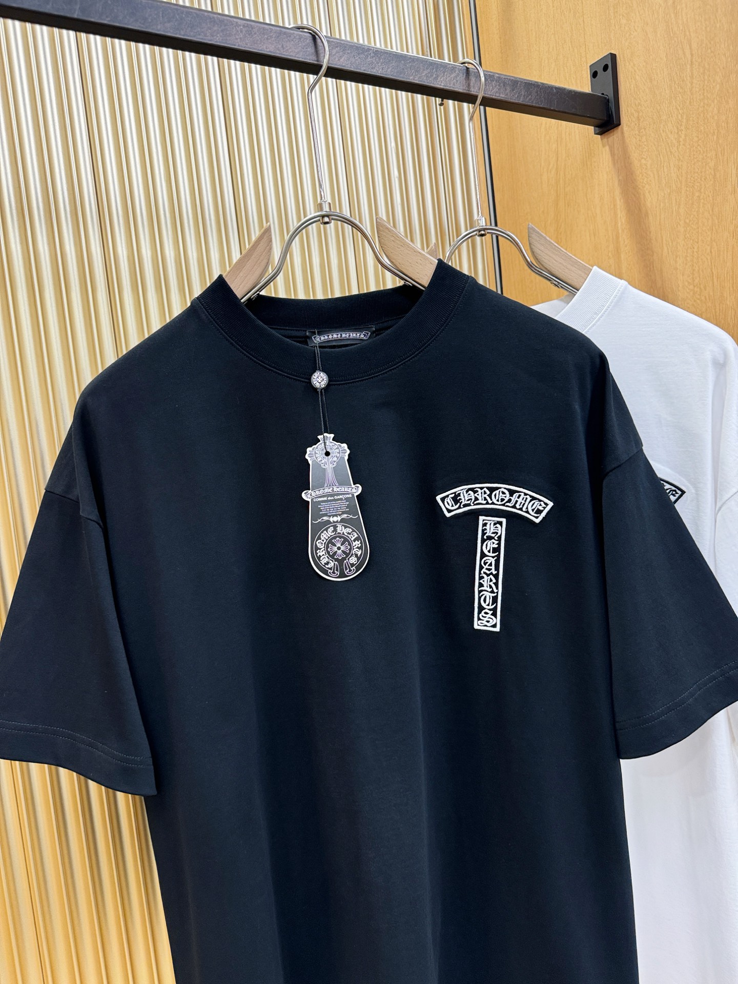 CHROME HEARTS 克罗心 2026新款短袖T恤！男女同款！走秀图案时尚休闲短袖T恤衫！设计lo