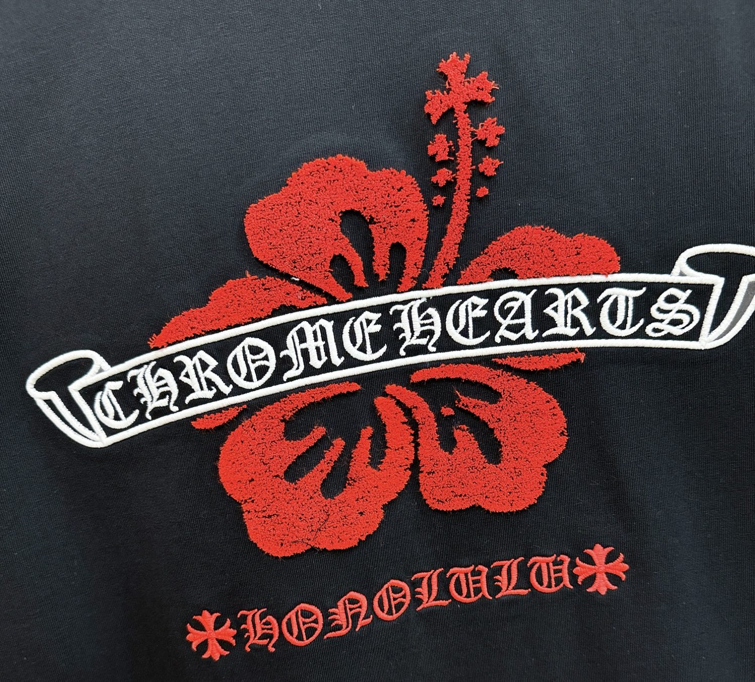 CHROME HEARTS 克罗心 2026新款短袖T恤！男女同款！走秀图案时尚休闲短袖T恤衫！设计lo