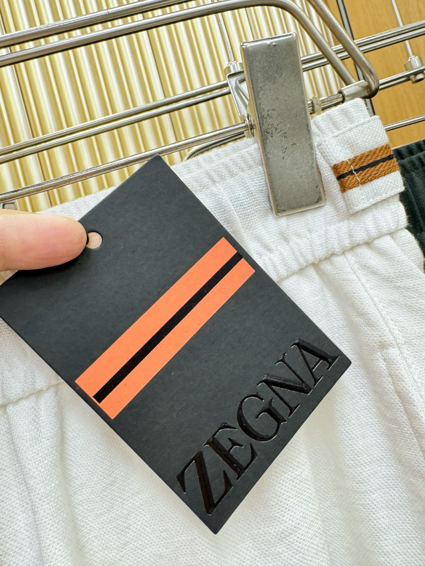 Ermenegildo Zeg*a杰*亚 2026春夏专柜同款亚麻休闲裤，100%亚麻面料，休闲的氛围感