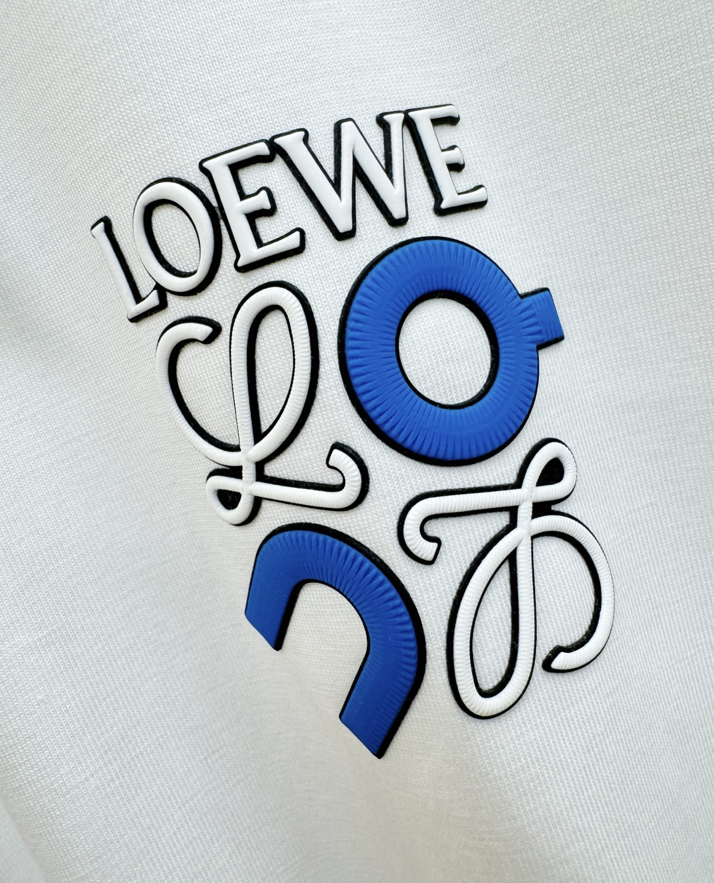 LOEWE罗意威  2026新款短袖T恤！男女同款！走秀图案时尚休闲短袖T恤衫！设计logo设计！极具设