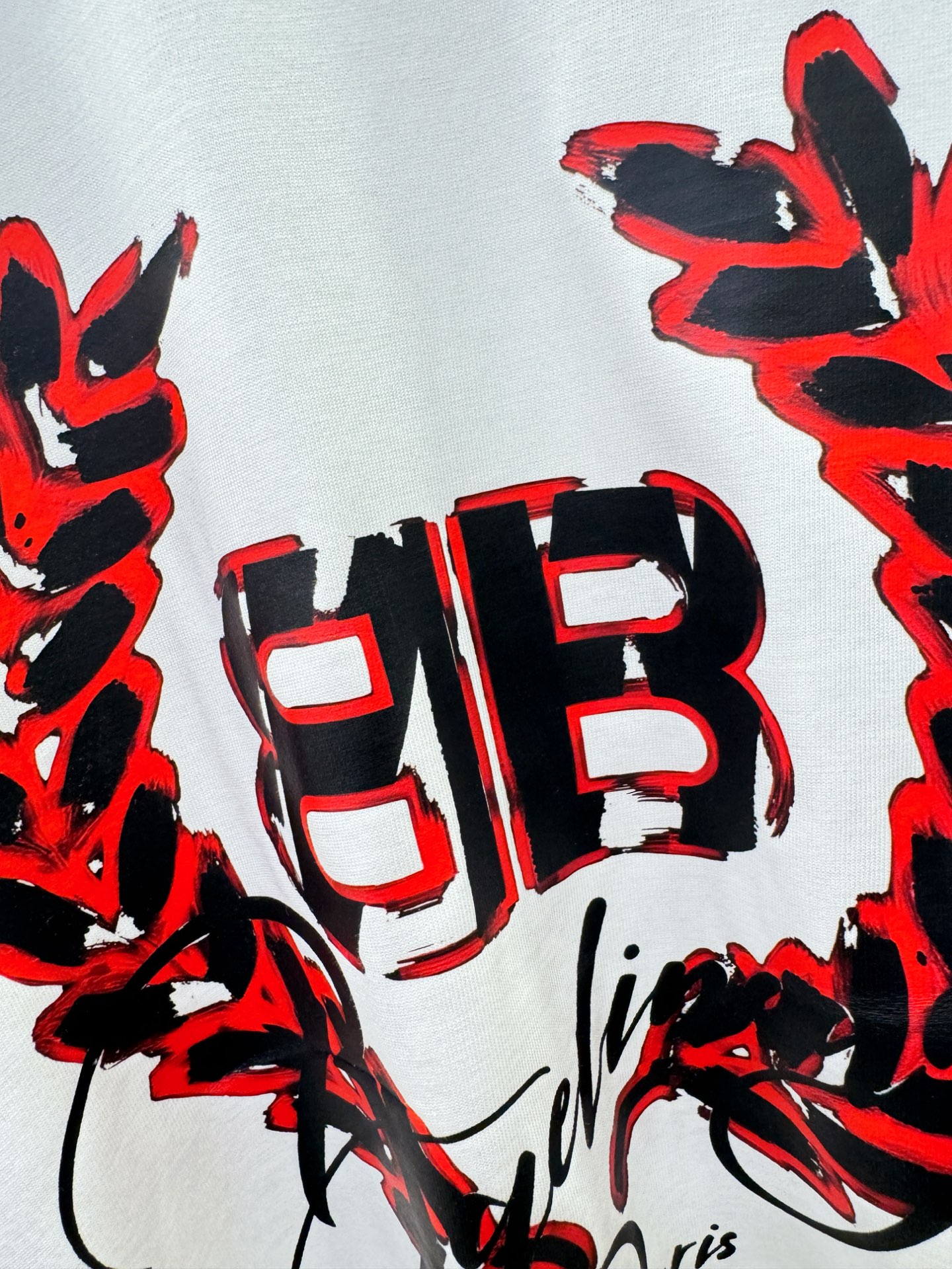 (最大可穿200斤) Balenciaga巴黎世家 2026新款短袖T恤！男女同款！走秀图案时尚休闲短袖