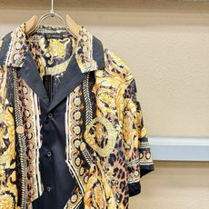 高定款(真丝面料升级 ) Versace 范思哲 最大可穿250斤,新款真丝套装,男女同款家居服套装,定 高定款(真丝面料升级 ) Versace 范思哲 最大可穿250斤,新款真丝套装,男女同款家居服套装,定