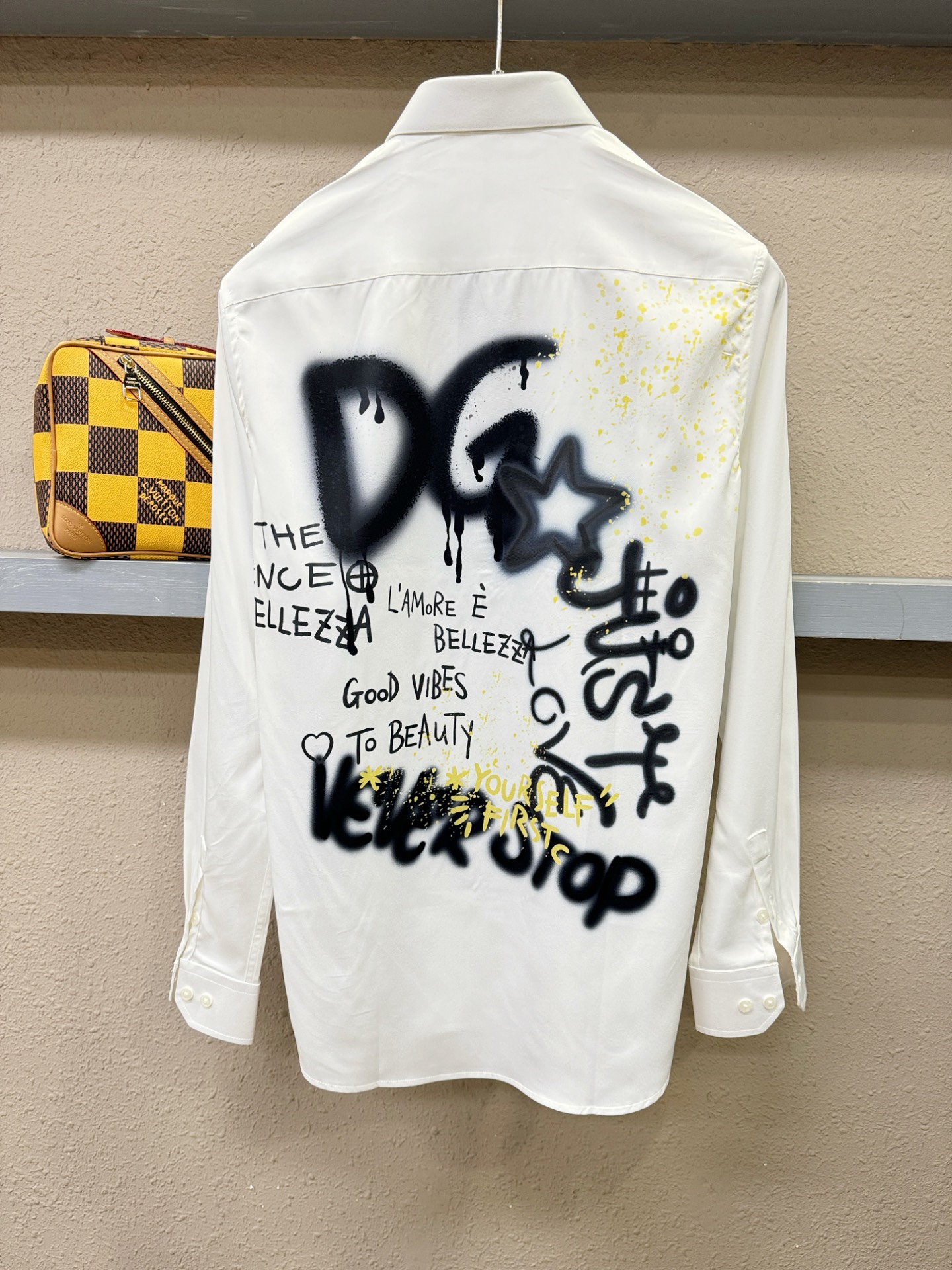 高定款(真丝面料升级 ) DG杜嘉班纳 最大可穿190斤，新款真丝衬衫，男女同款，定制真丝面料，不抽丝！