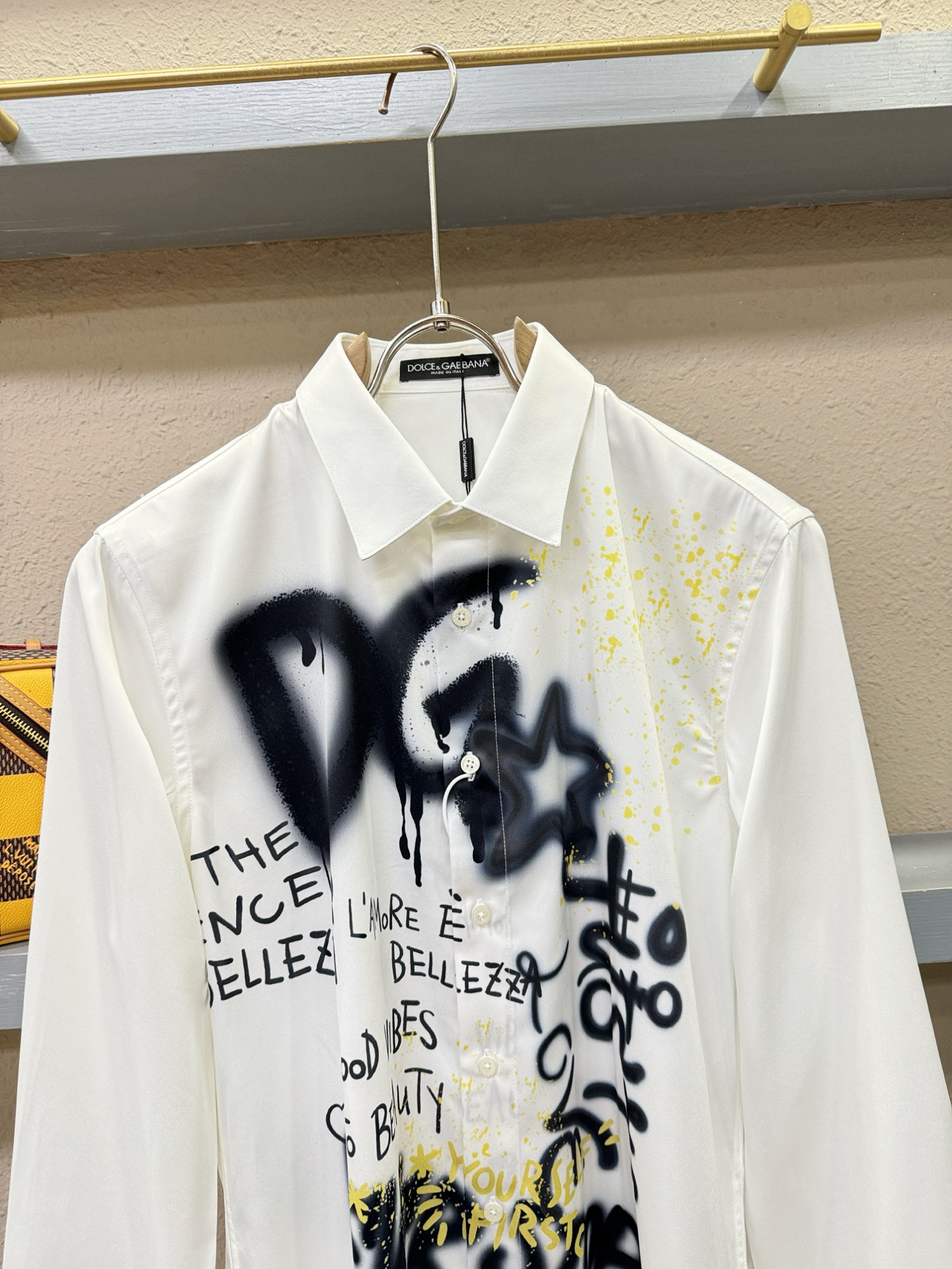 高定款(真丝面料升级 ) DG杜嘉班纳 最大可穿190斤，新款真丝衬衫，男女同款，定制真丝面料，不抽丝！