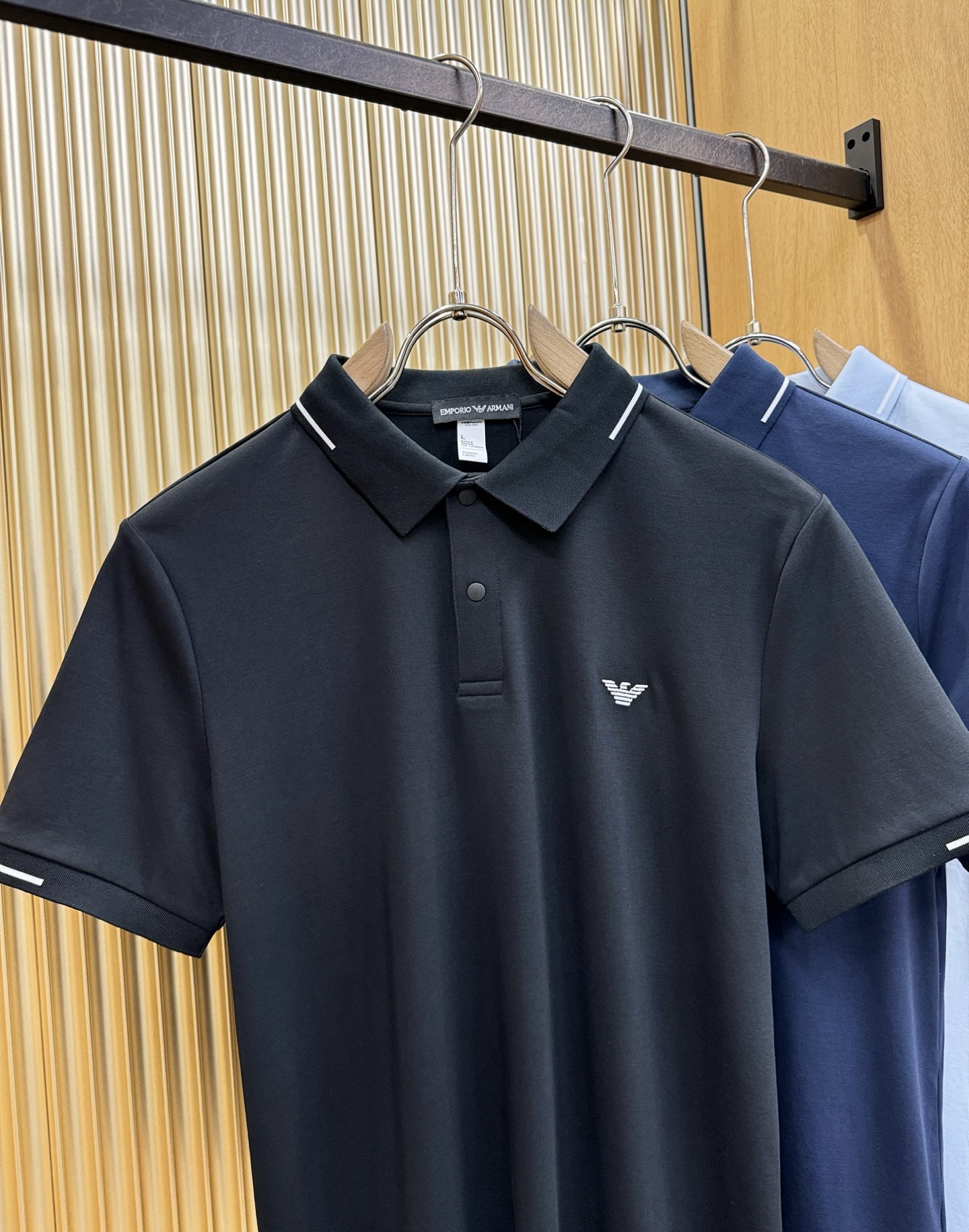 Armani 阿玛尼 2026官方春夏新款 专柜同步上市 男士翻领短袖POLO衫，高端主线系列，进口珠地