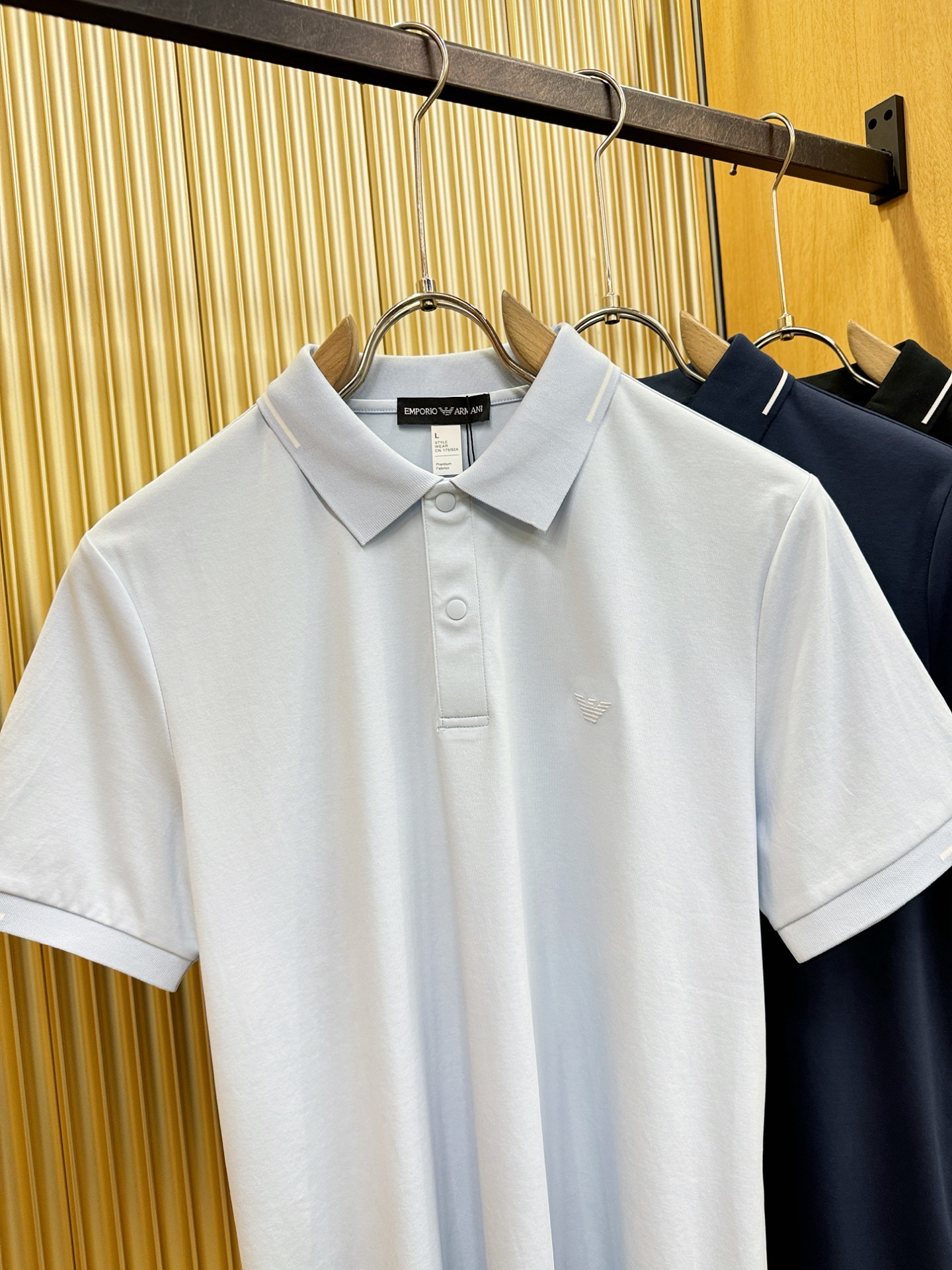 Armani 阿玛尼 2026官方春夏新款 专柜同步上市 男士翻领短袖POLO衫，高端主线系列，进口珠地