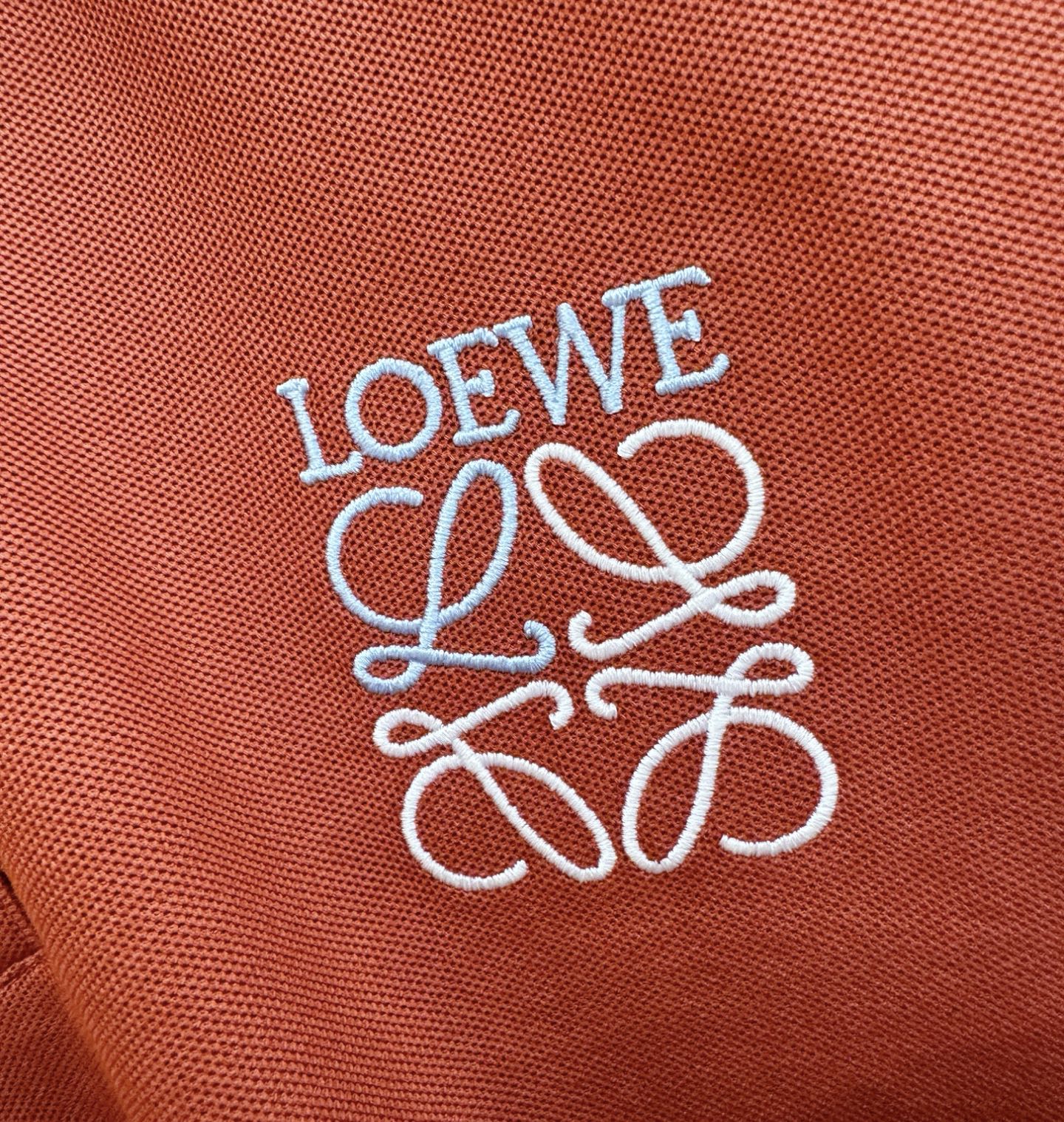 LOEWE罗意威 2026官方春夏新款 专柜同步上市 男士翻领短袖POLO衫，高端主线系列，进口珠地丝光