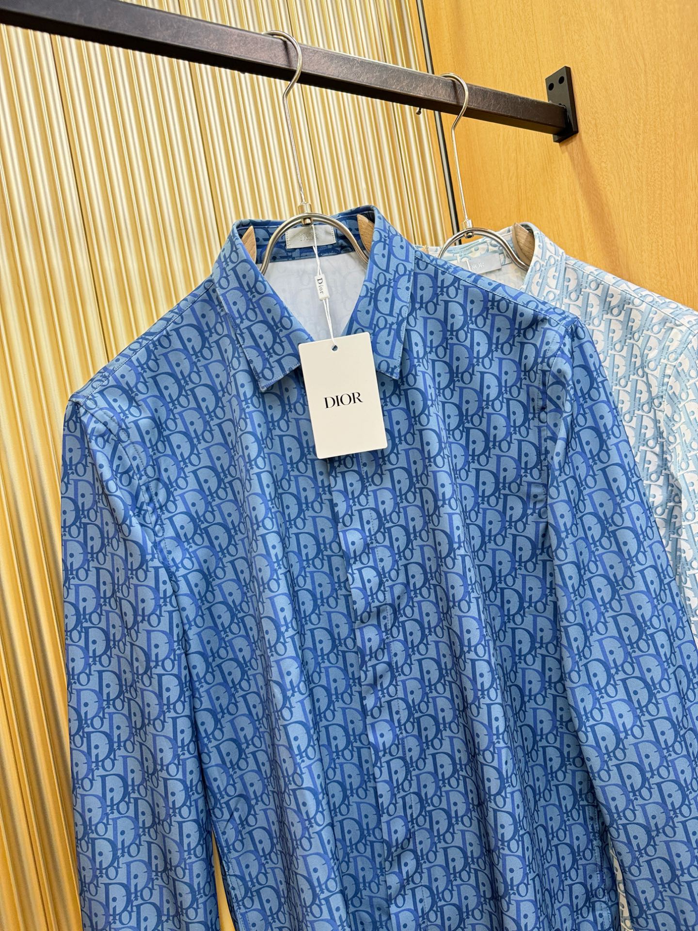 高定款(真丝面料升级 ) Dior迪奥 最大可穿190斤，新款真丝衬衫，男女同款，定制真丝面料，不抽丝！