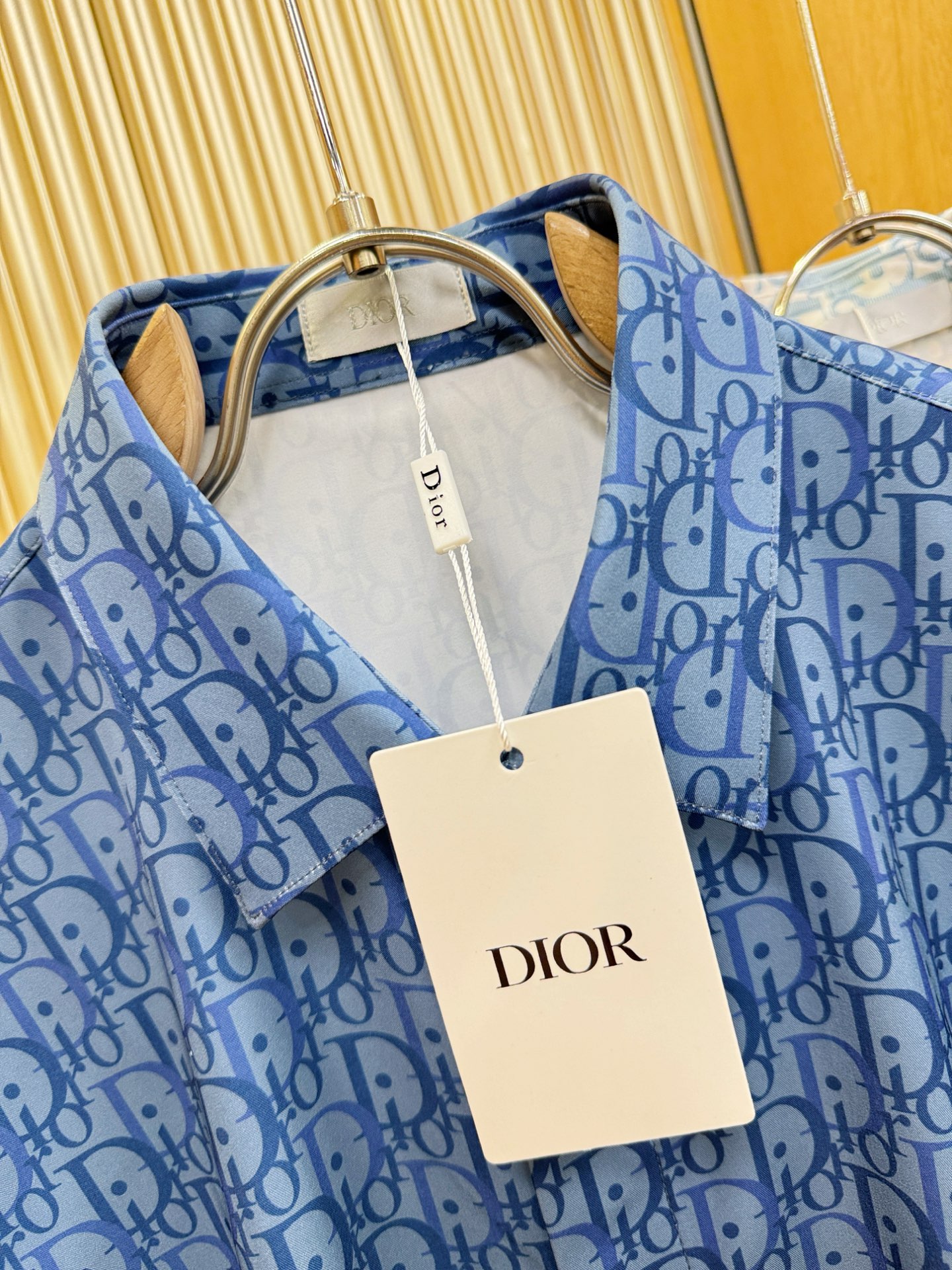 高定款(真丝面料升级 ) Dior迪奥 最大可穿190斤，新款真丝衬衫，男女同款，定制真丝面料，不抽丝！