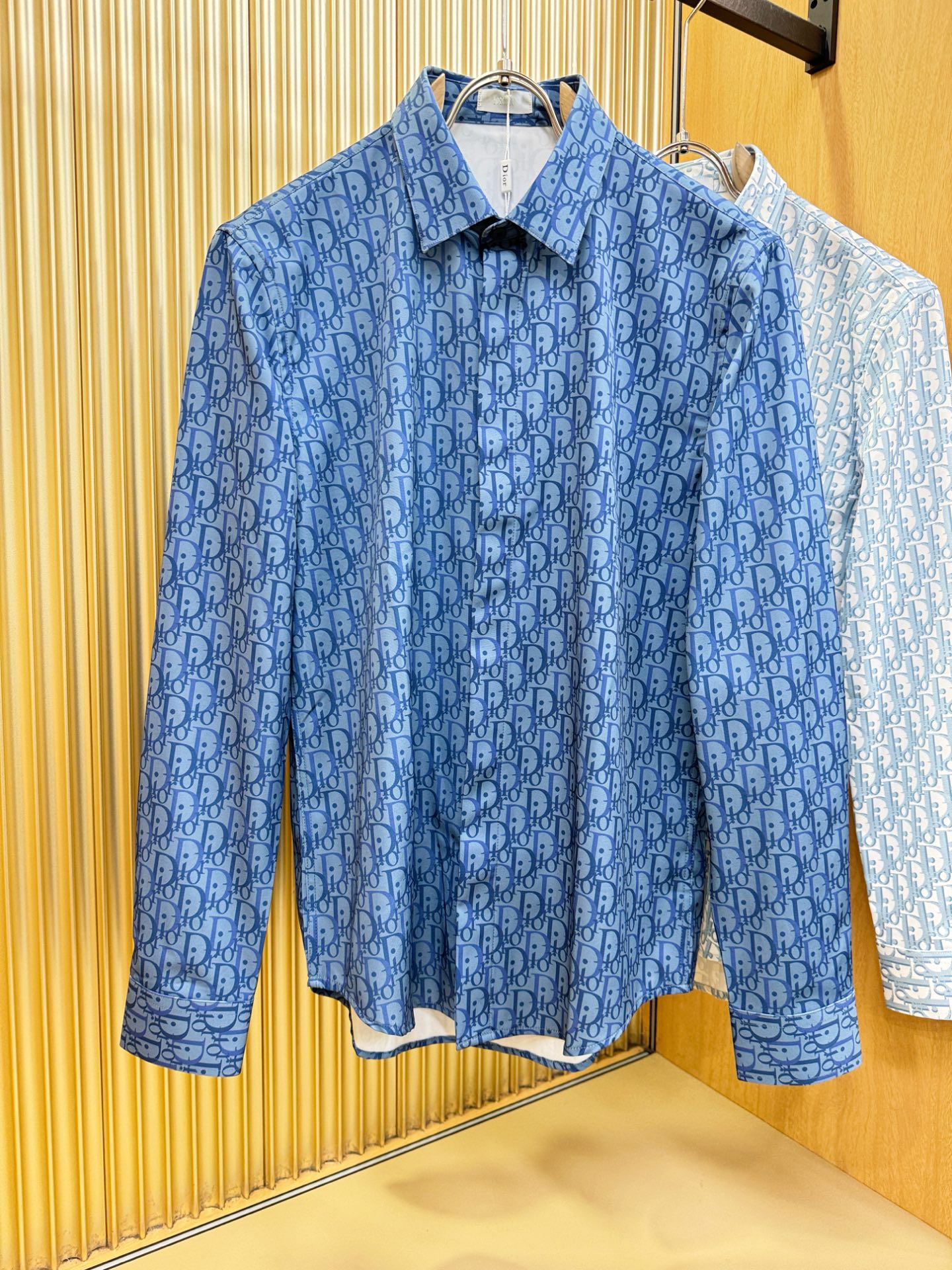 高定款(真丝面料升级 ) Dior迪奥 最大可穿190斤，新款真丝衬衫，男女同款，定制真丝面料，不抽丝！