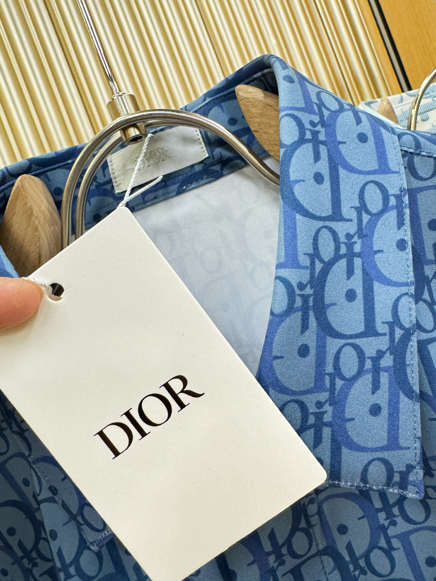 高定款(真丝面料升级 ) Dior迪奥 最大可穿190斤，新款真丝衬衫，男女同款，定制真丝面料，不抽丝！