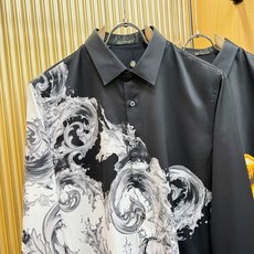 高定款(真丝面料升级 ) Versace 范思哲 最大可穿190斤,新款真丝衬衫,男女同款,定制真丝 高定款(真丝面料升级 ) Versace 范思哲 最大可穿190斤,新款真丝衬衫,男女同款,定制真丝