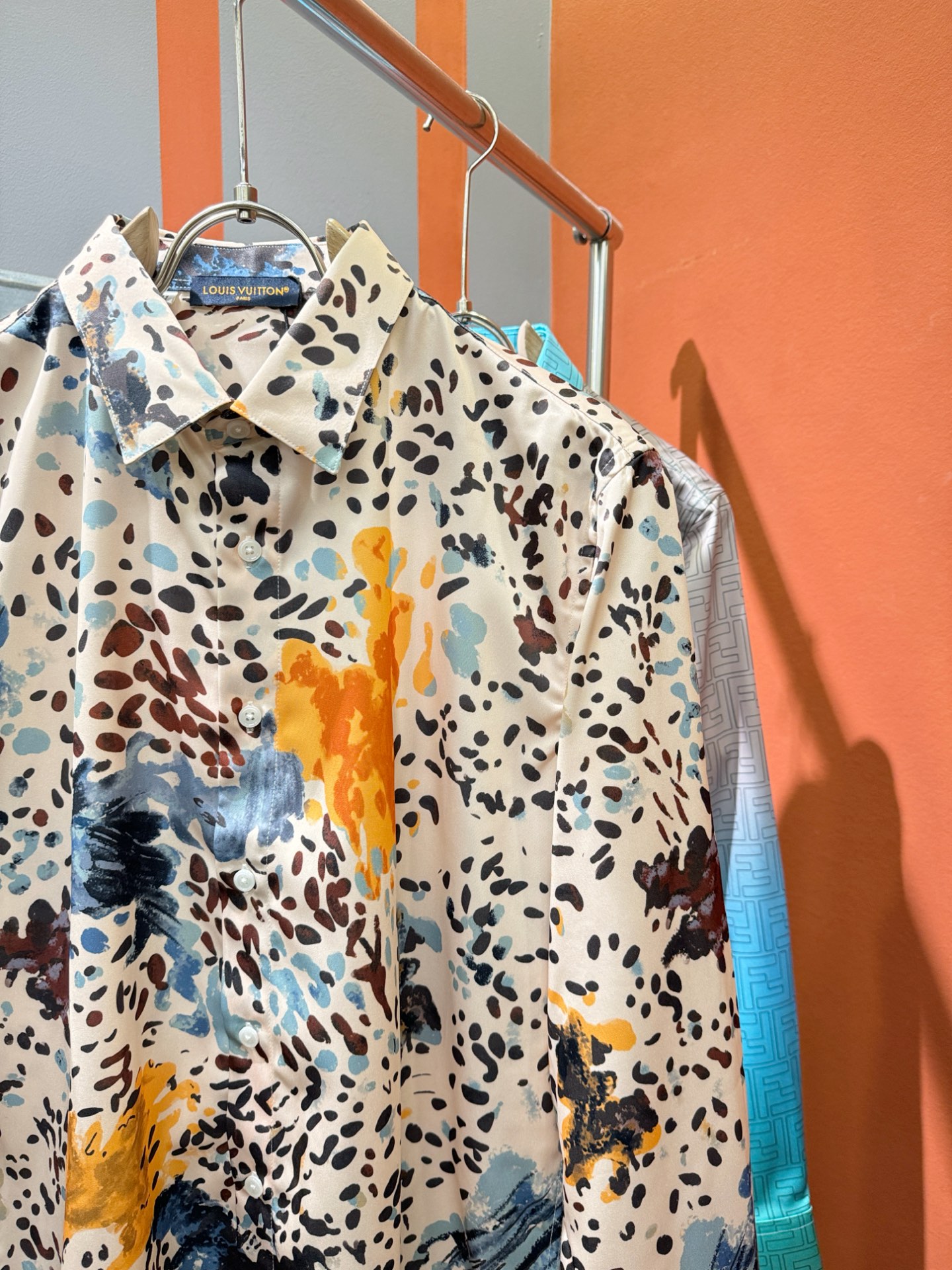 高定款(真丝面料升级 ) LV路易威登 最大可穿190斤，新款真丝衬衫，男女同款，定制真丝面料，不抽丝！