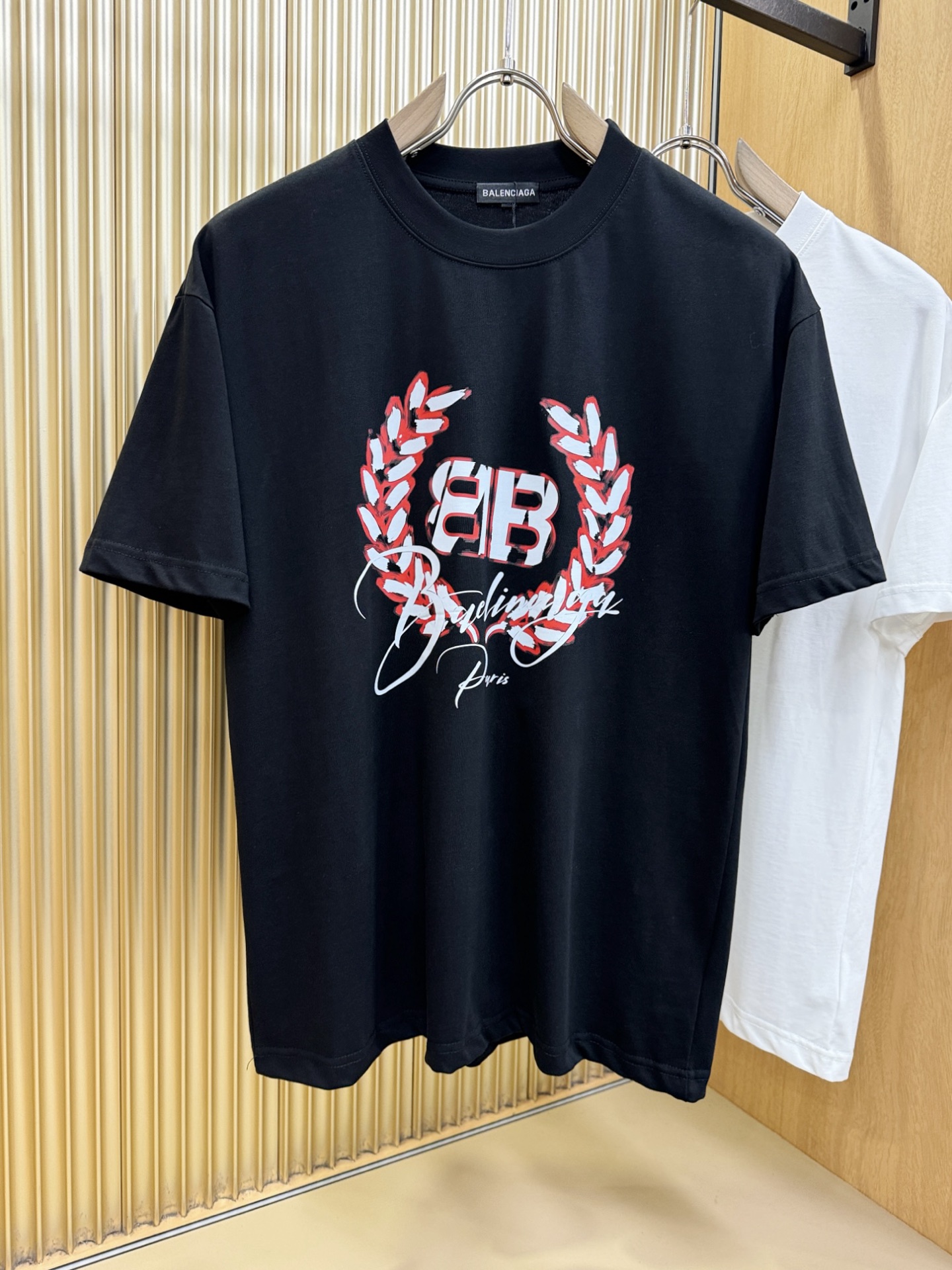 (最大可穿200斤) Balenciaga巴黎世家 2026新款短袖T恤！男女同款！走秀图案时尚休闲短袖