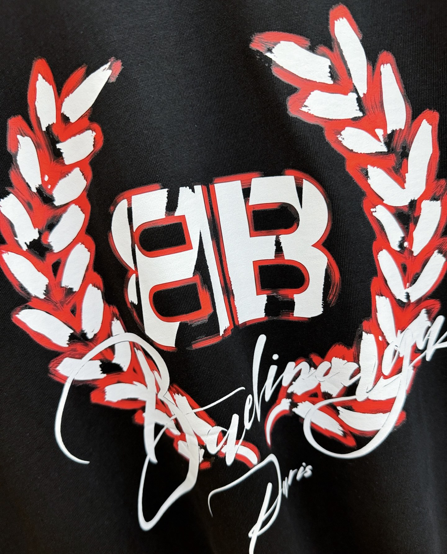(最大可穿200斤) Balenciaga巴黎世家 2026新款短袖T恤！男女同款！走秀图案时尚休闲短袖